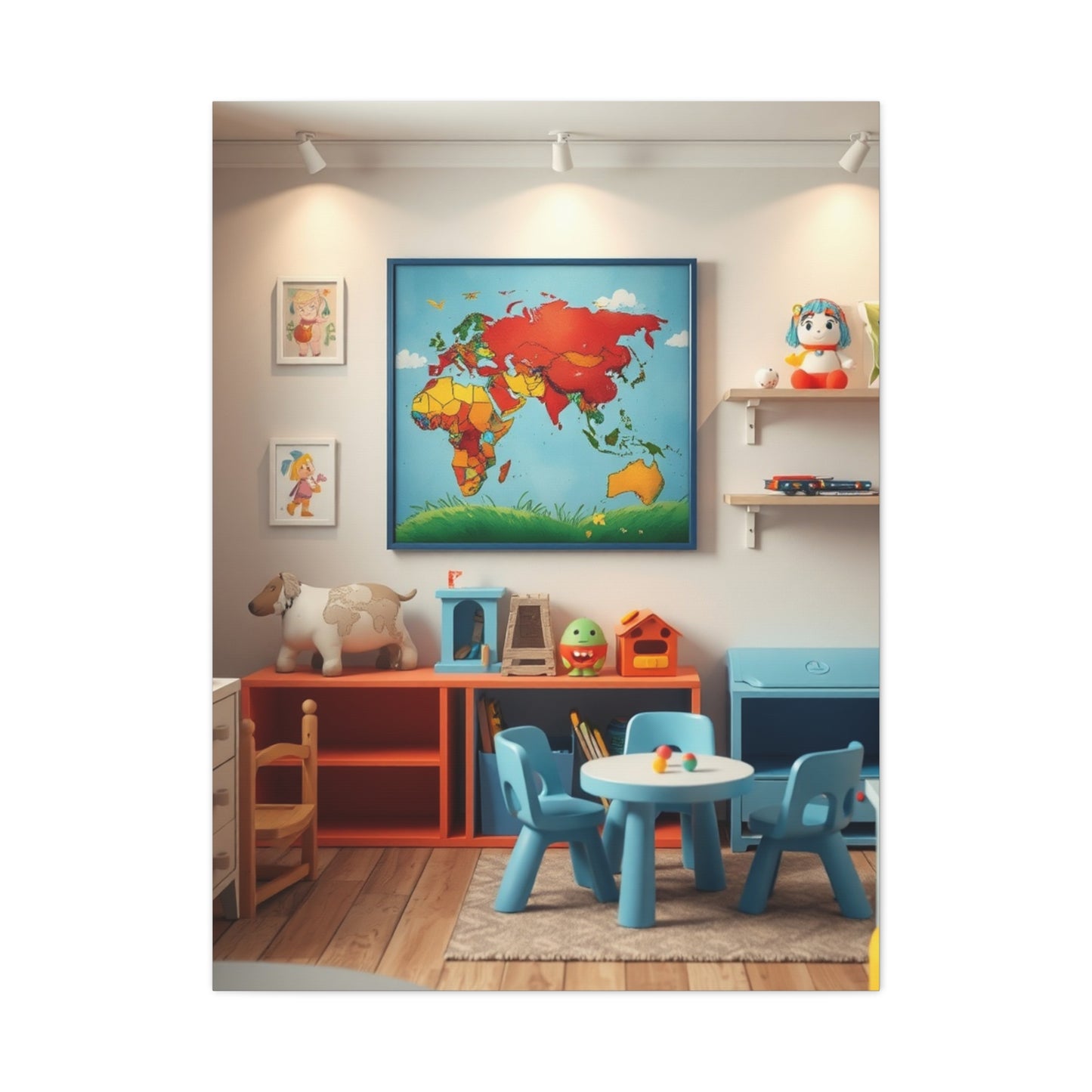 Kids Playroom Art Refined Canvas Wall Art & Canvas Print
