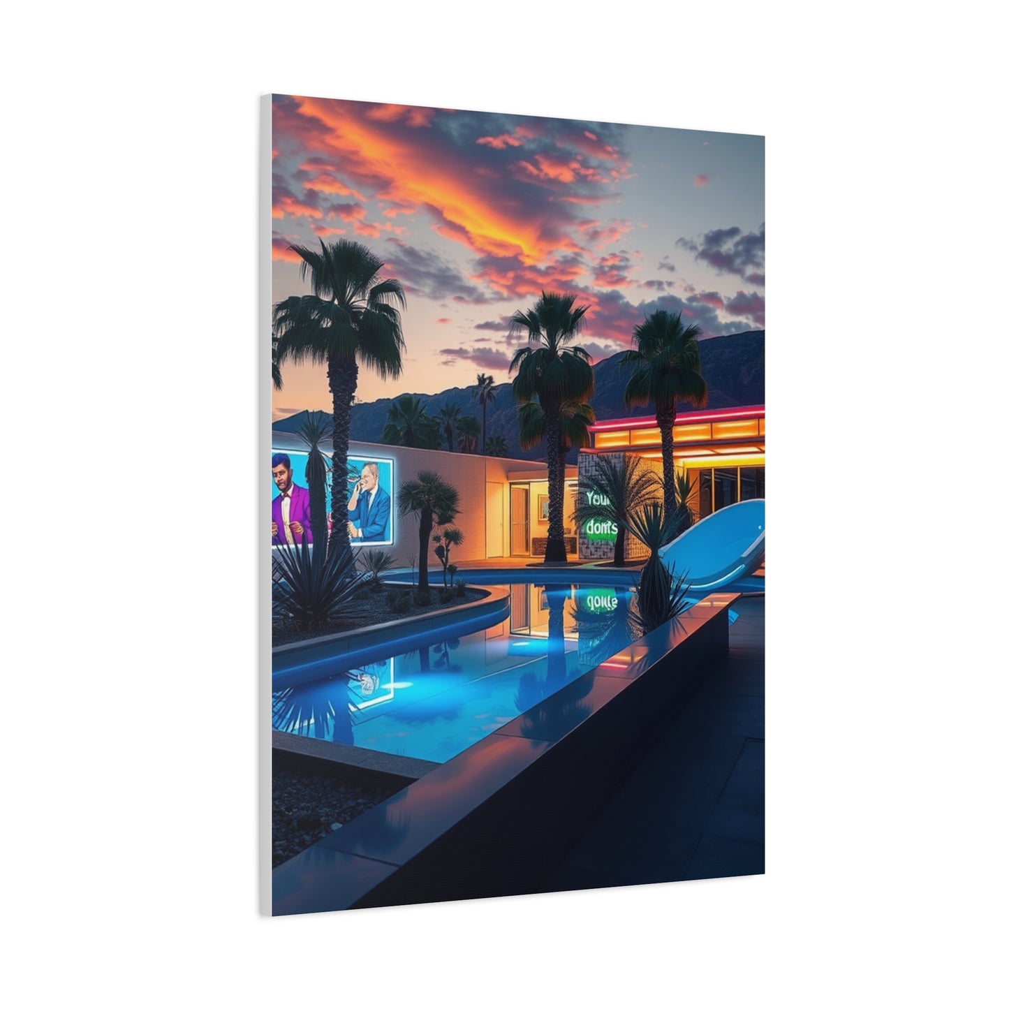 Masterpiece Palm Springs Art Vision Wall Art & Canvas Print