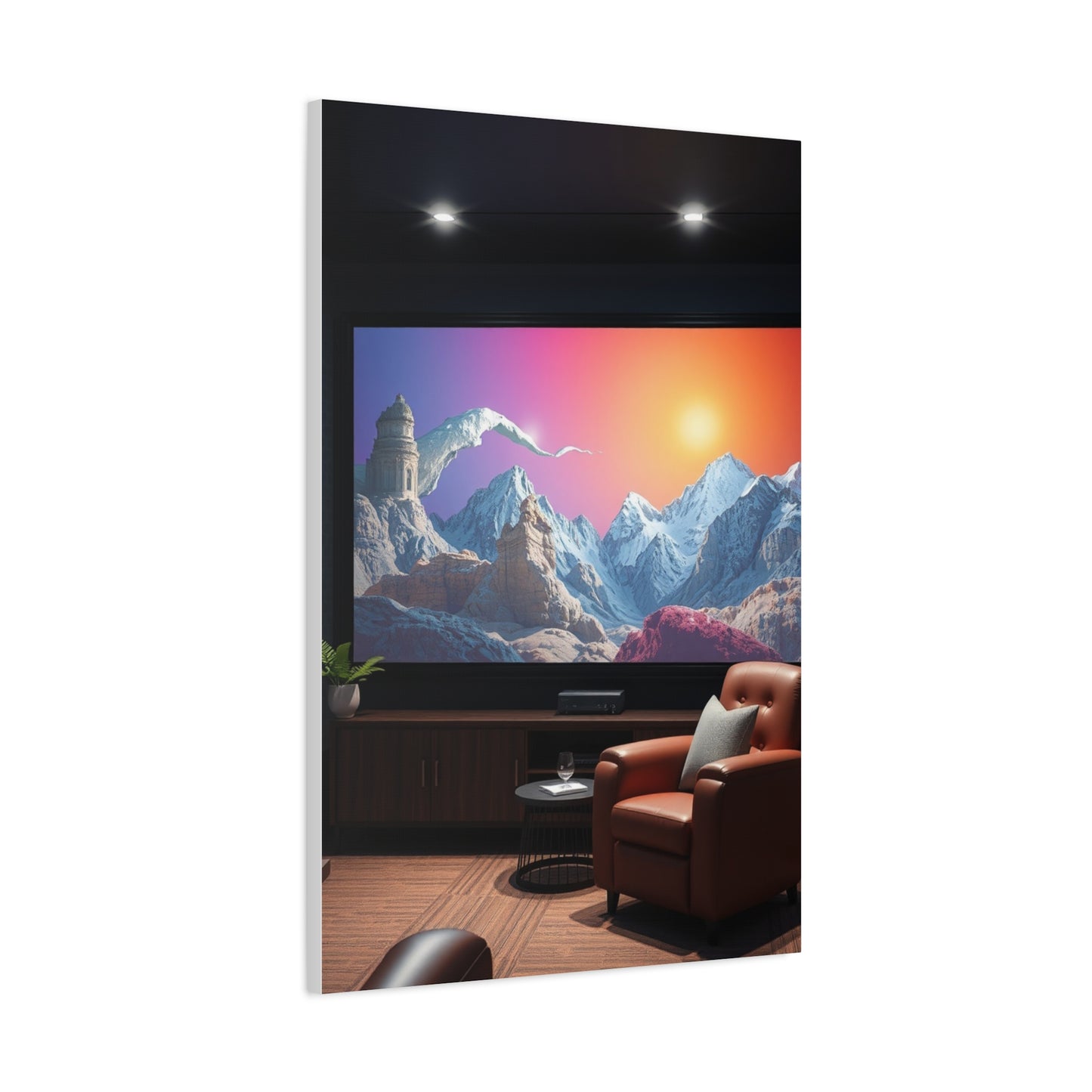 Home Theater Art Luxury Canvas Wall Art & Canvas Print
