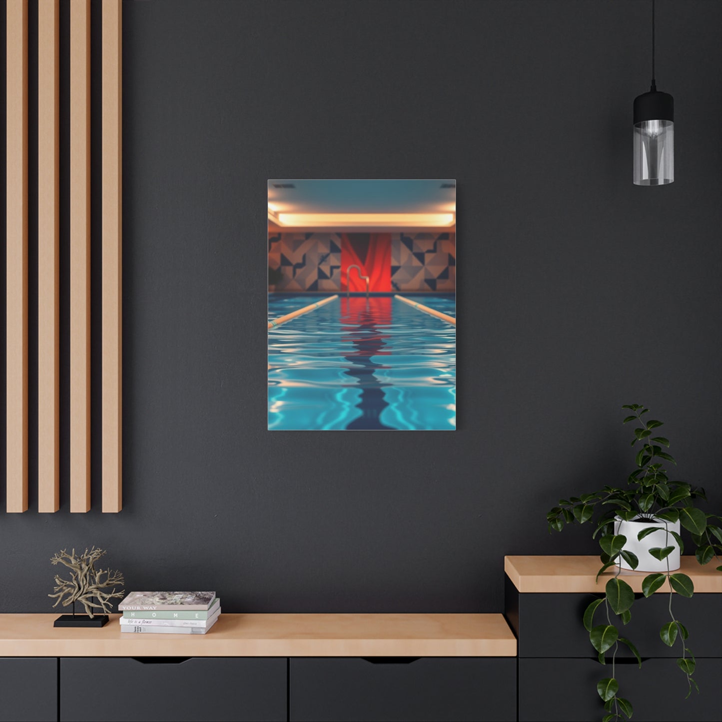 Swimming Pool Art Refined Canvas Wall Art & Canvas Print