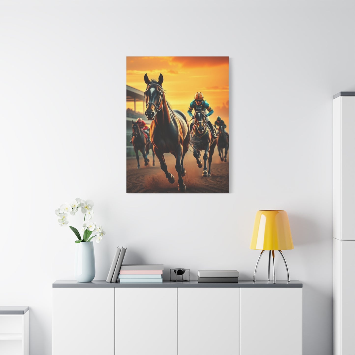 Elite Horse Racing Art Vision Wall Art & Canvas Print