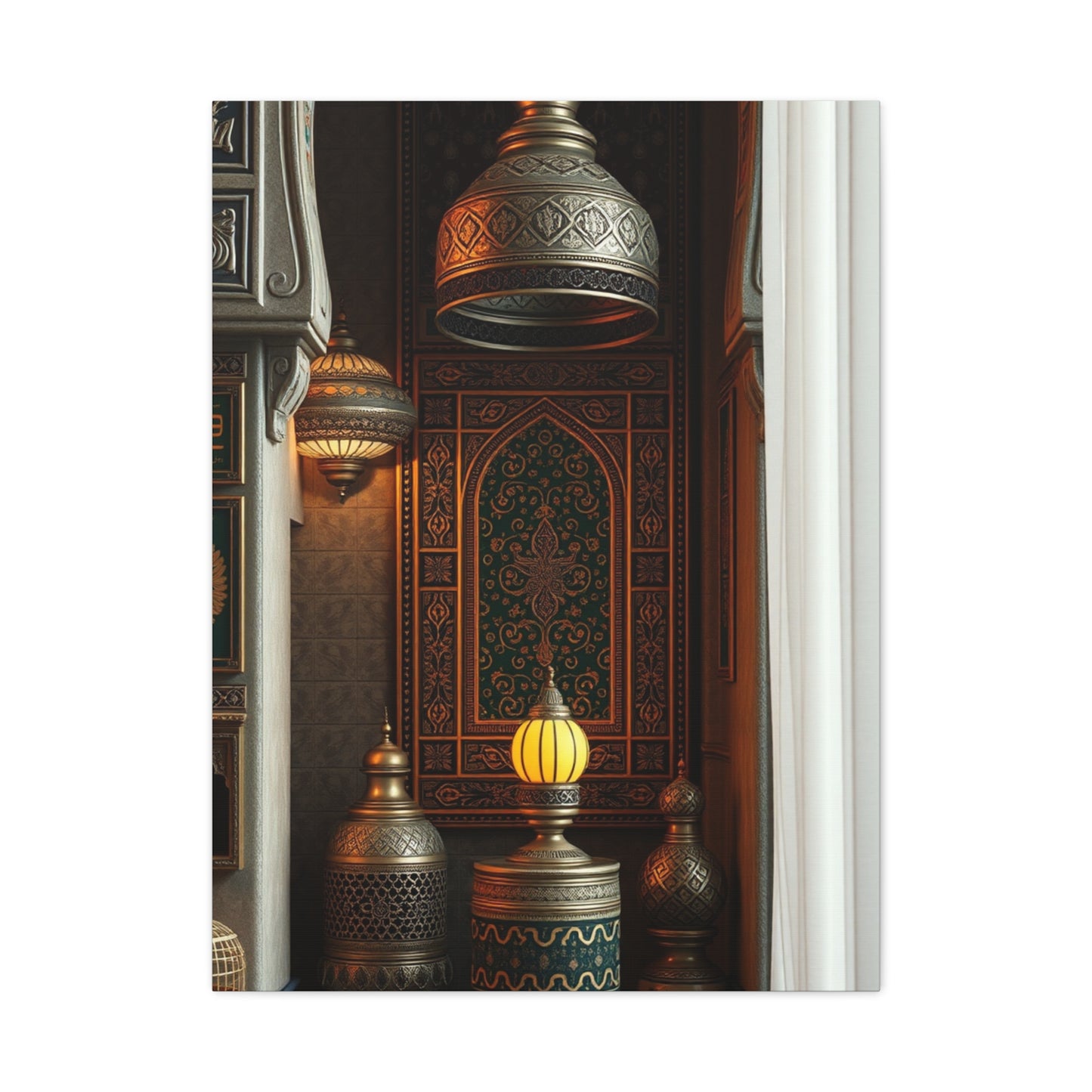 Middle Eastern Decor Art Refined Canvas Wall Art & Canvas Print
