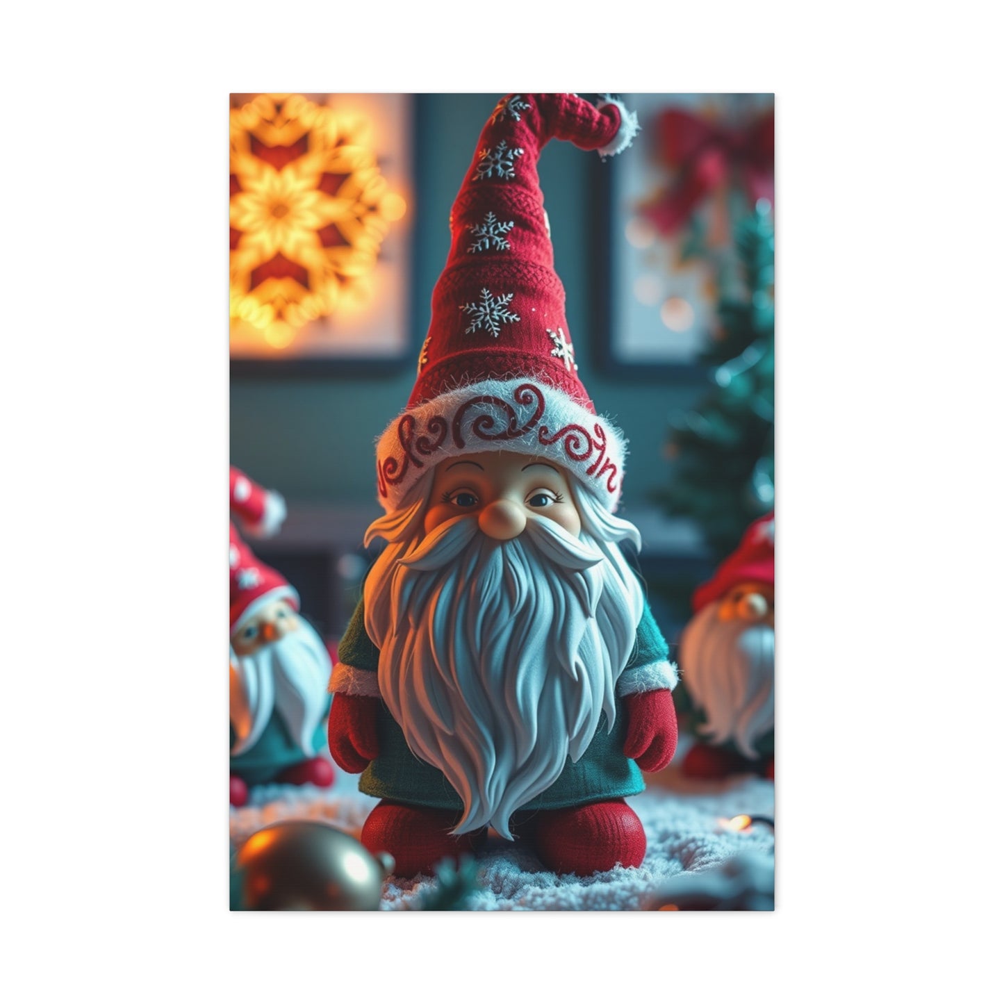 Supreme Christmas Gnome Art Collection Wall Art & Canvas Print