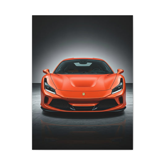 Ferrari F8 Tributo Minimal Studio Wall Art & Canvas Prints