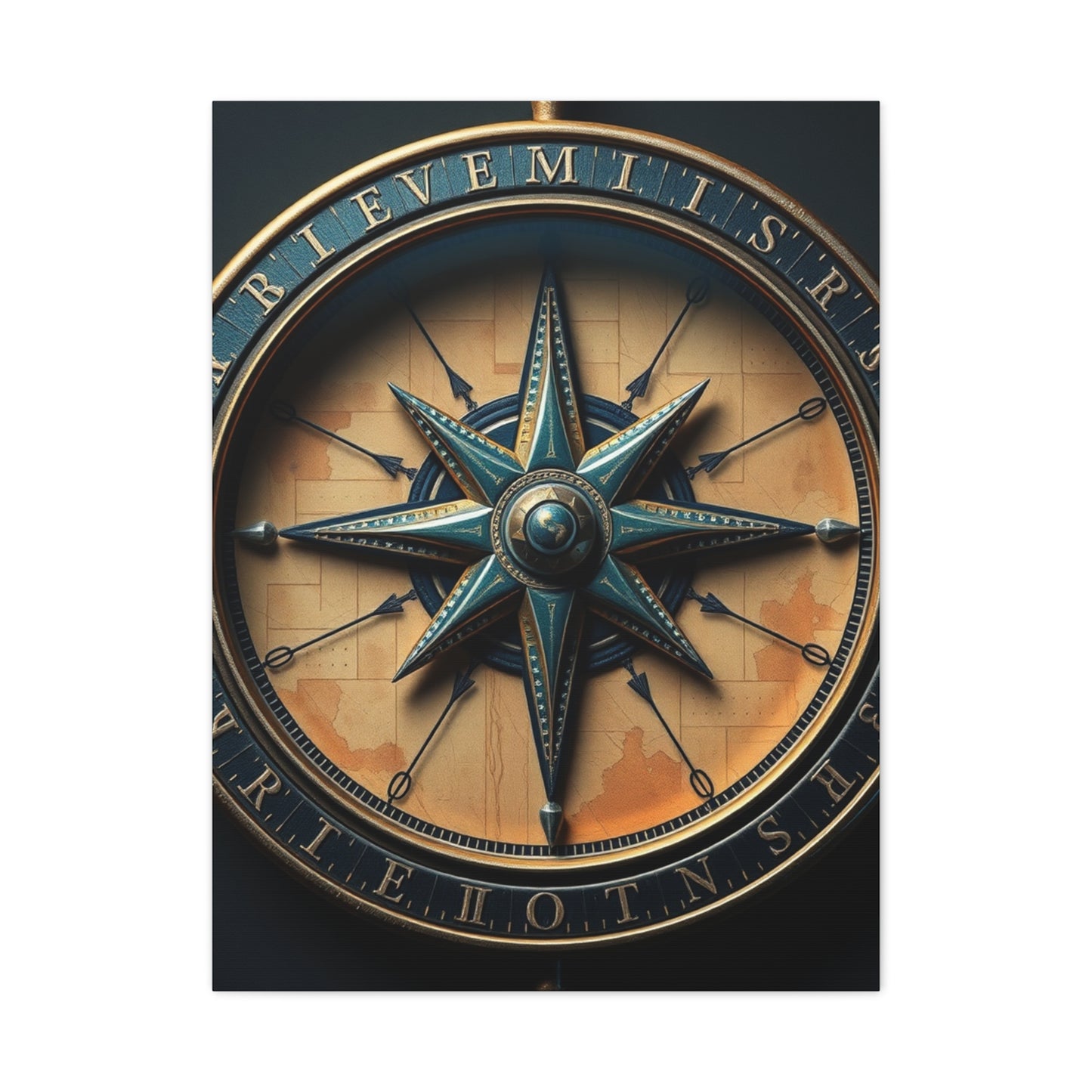 Supreme Compass Art Collection Wall Art & Canvas Print