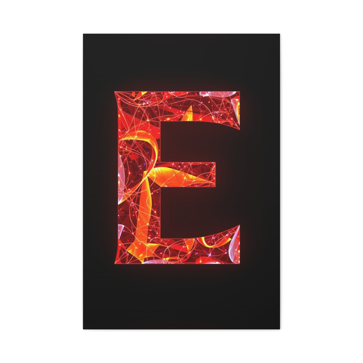 Elite The Letter E - Art Vision Wall Art & Canvas Print