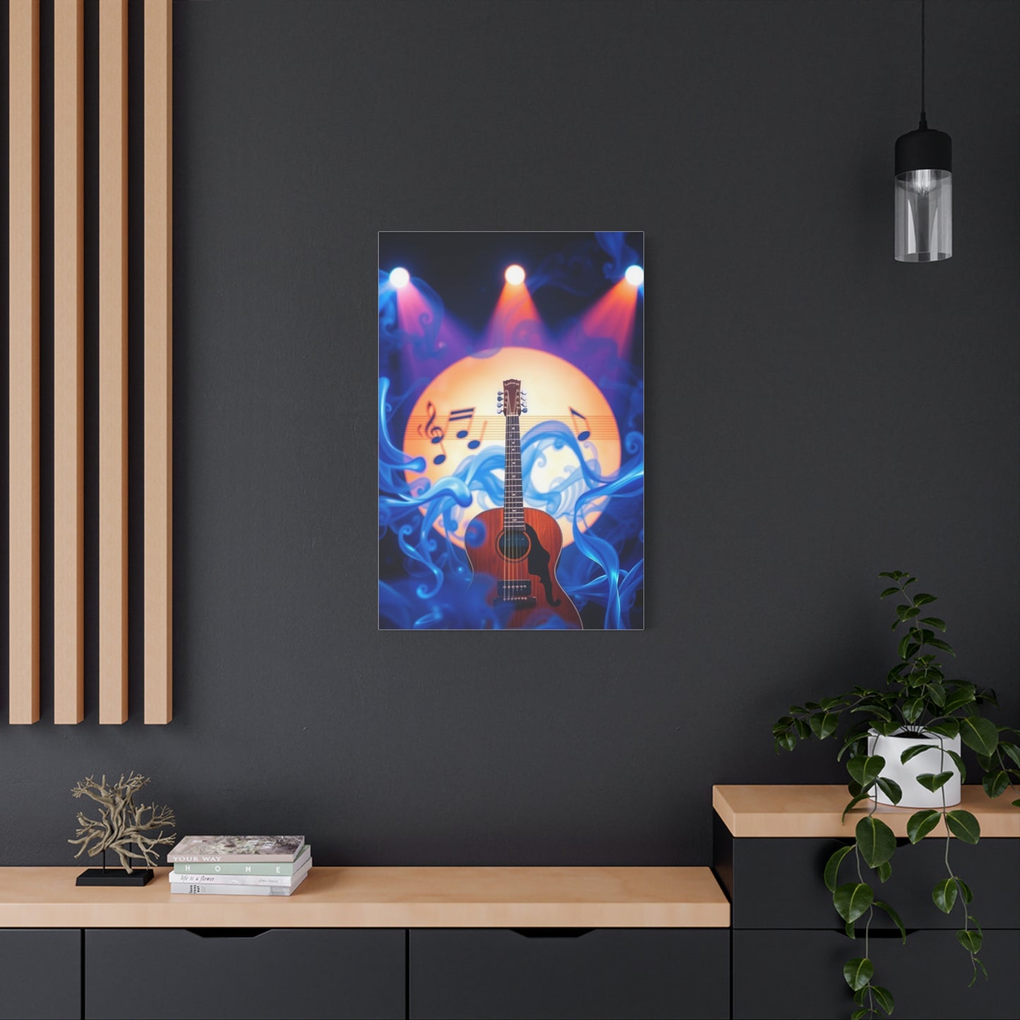 Blue Music Art Supreme Gallery Wall Art & Canvas Print