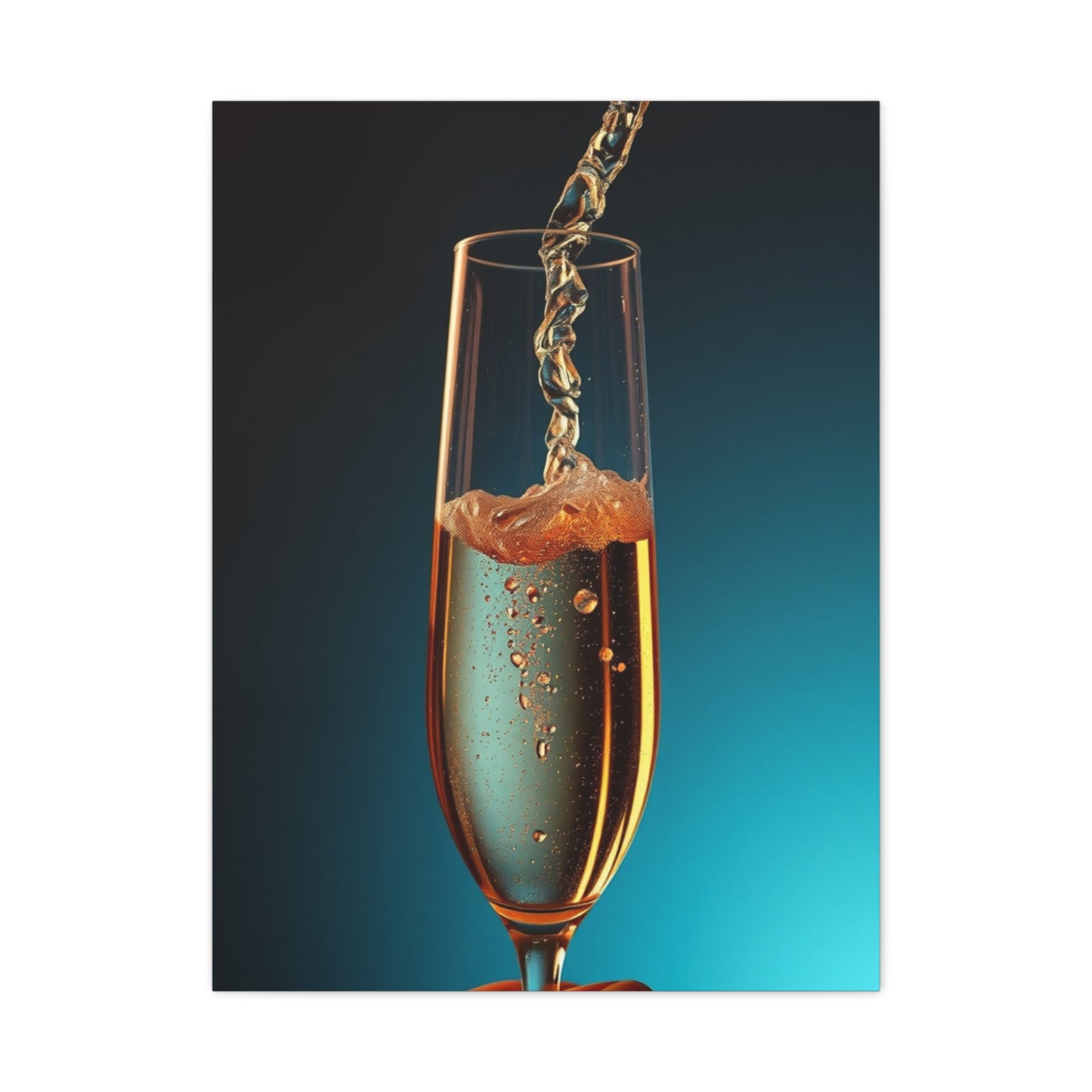 Masterpiece Champagne Art Vision Wall Art & Canvas Print