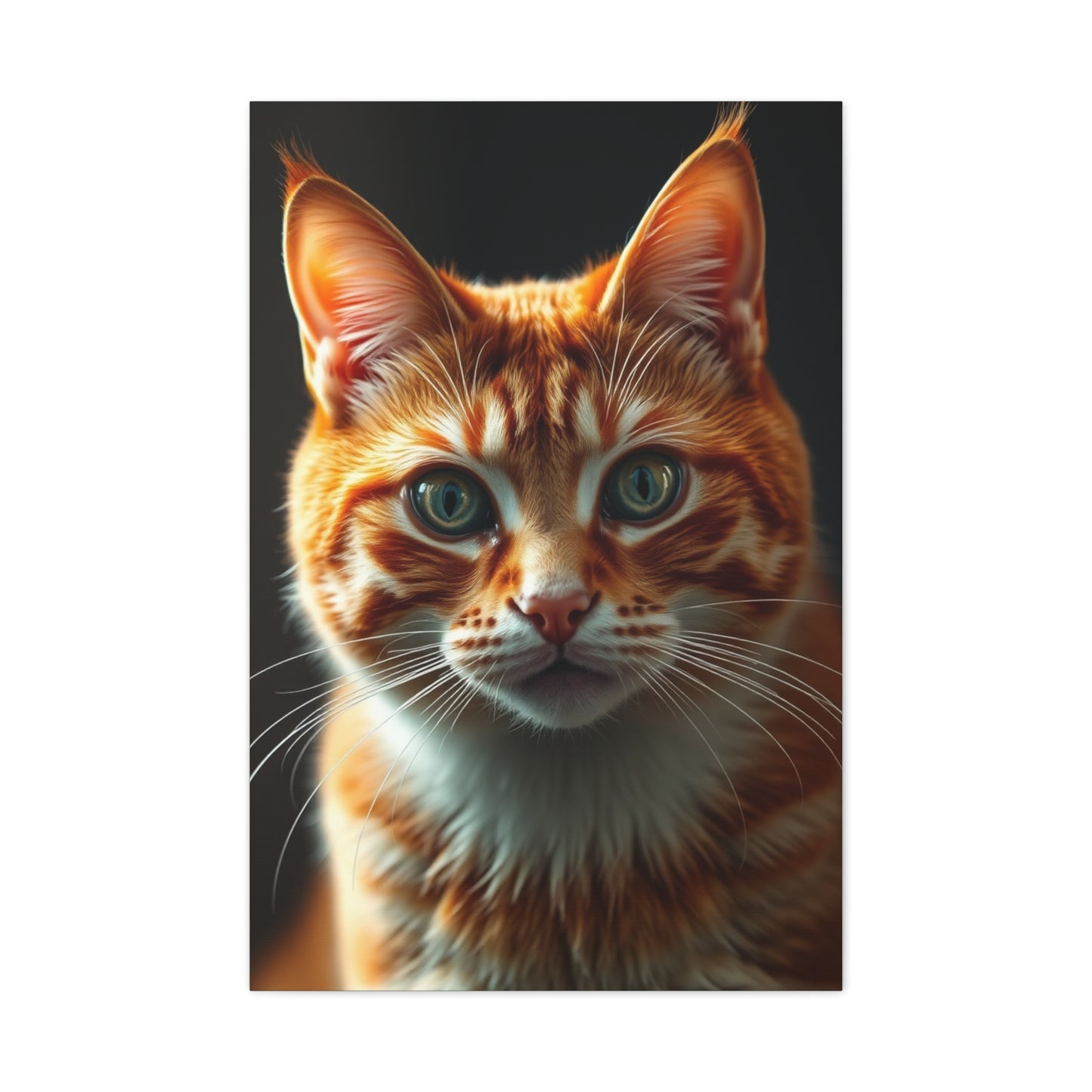 Orange Cat Art Refined Canvas Wall Art & Canvas Print