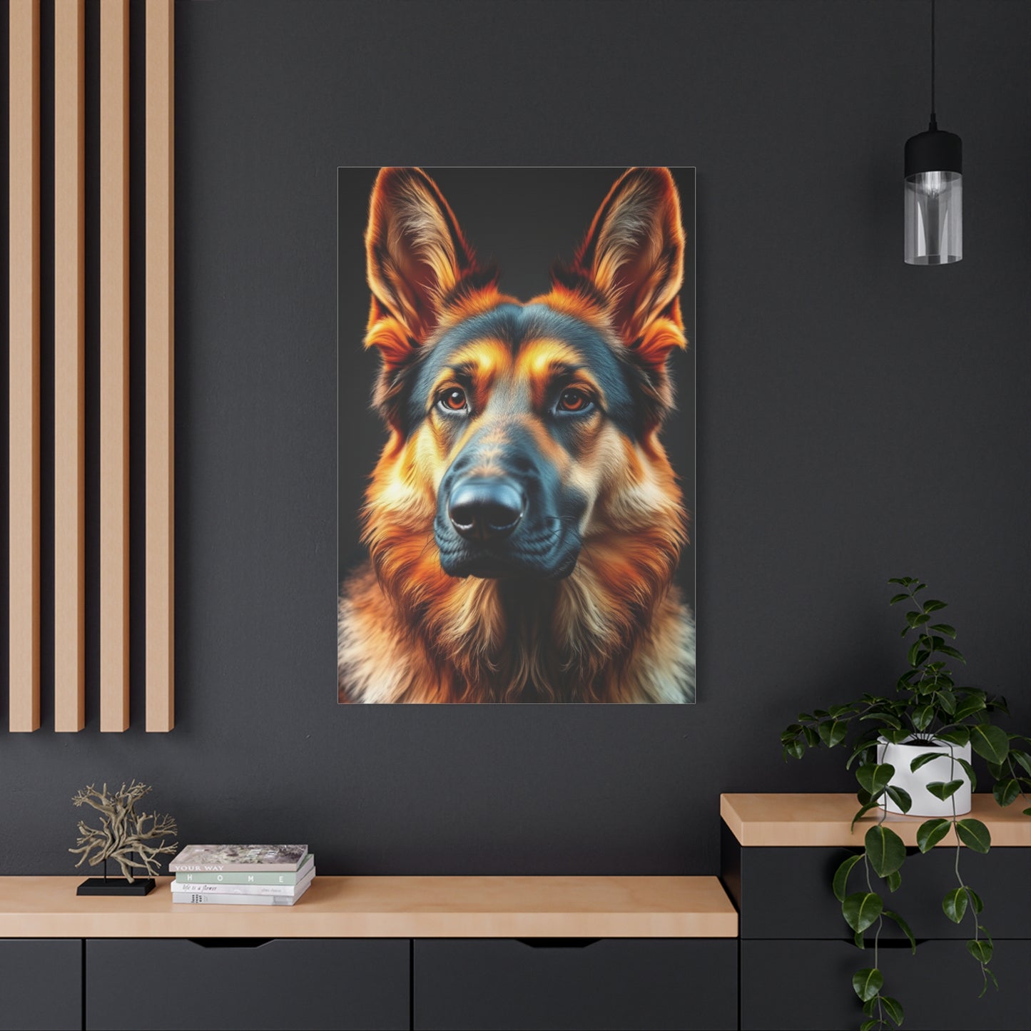 German Shepherd Art Supreme Gallery Wall Art & Canvas Print