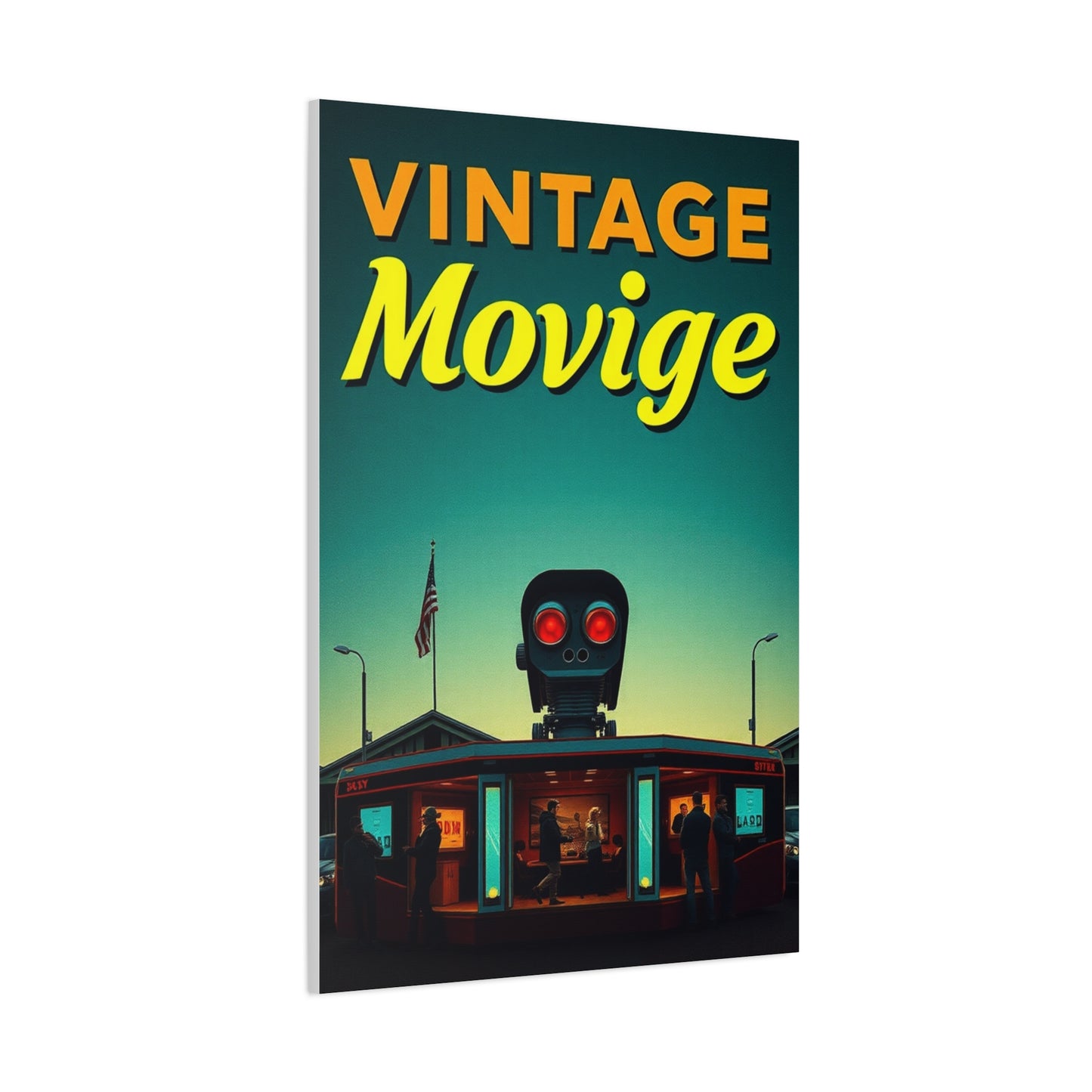 Elite Vintage Movie Posters Art Vision Wall Art & Canvas Print