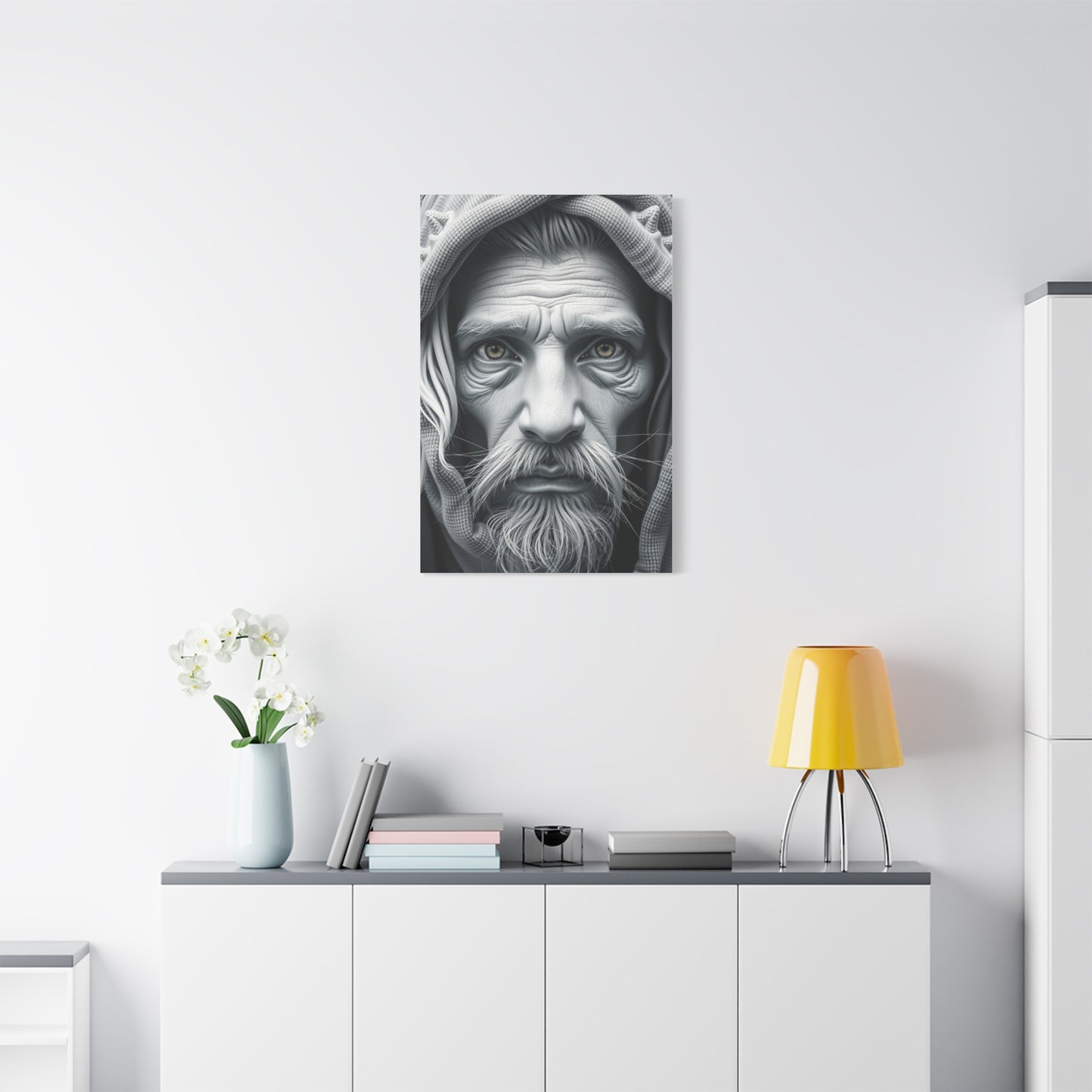 Collection Gray & White Art Art Wall Art & Canvas Print
