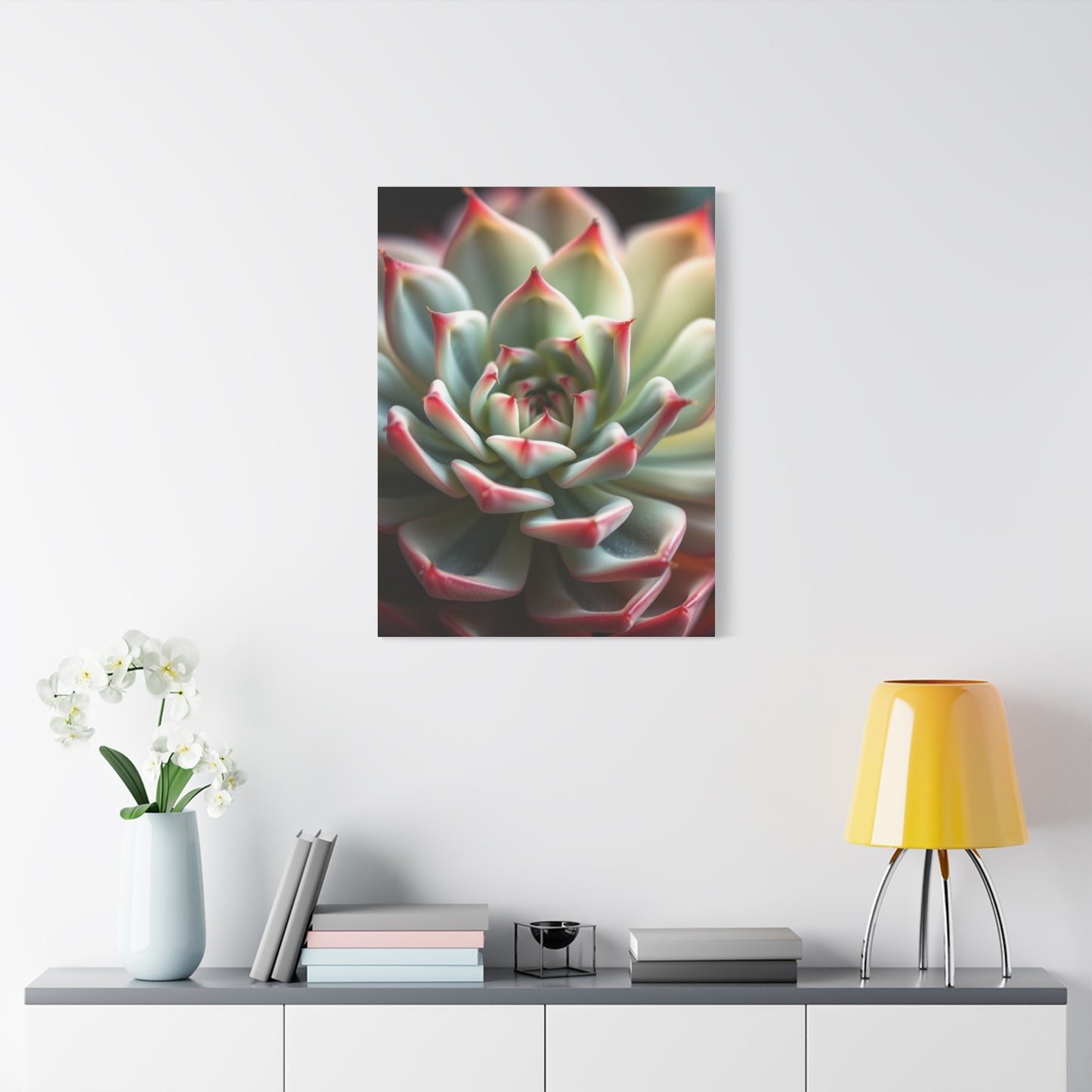 Succulent Art Refined Canvas Wall Art & Canvas Print