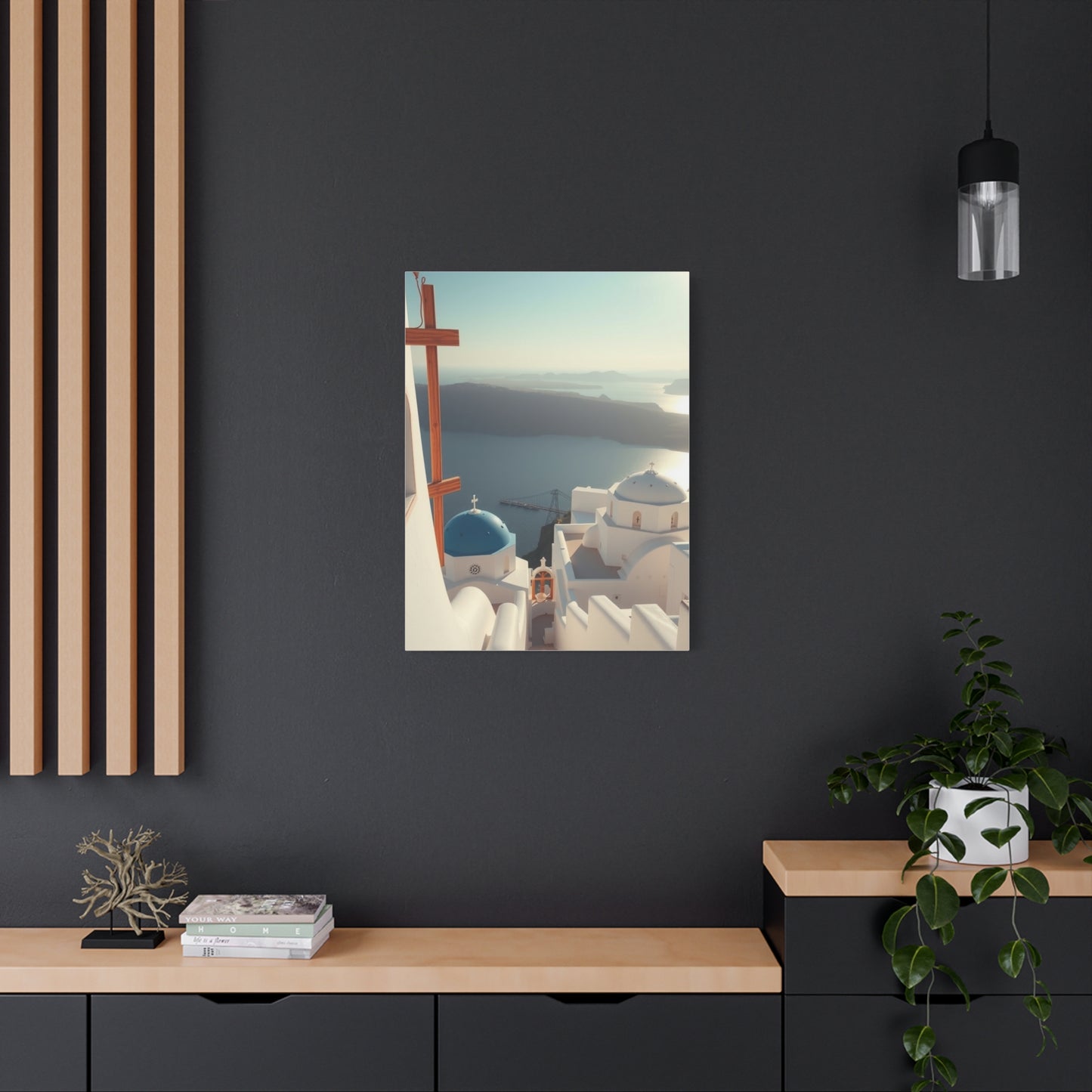 Masterpiece Santorini Art Vision Wall Art & Canvas Print