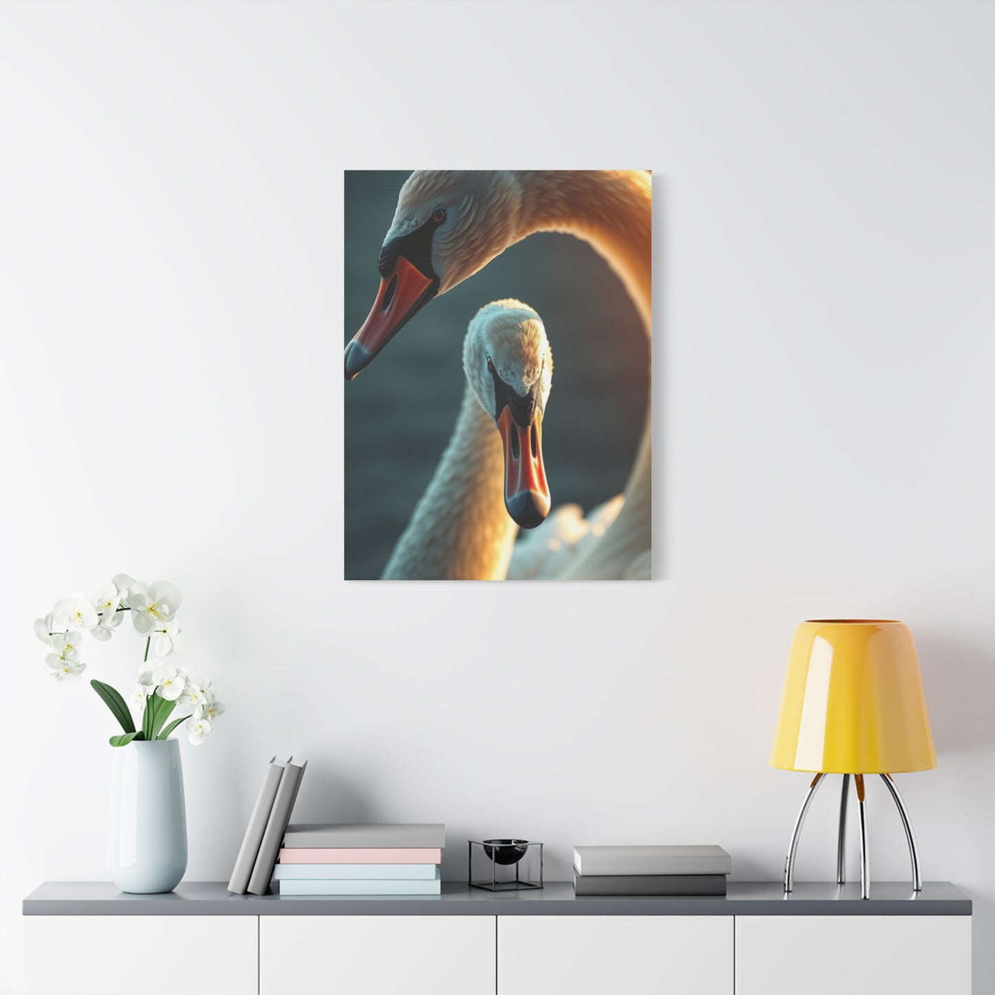 Masterpiece Swan Art Vision Wall Art & Canvas Print