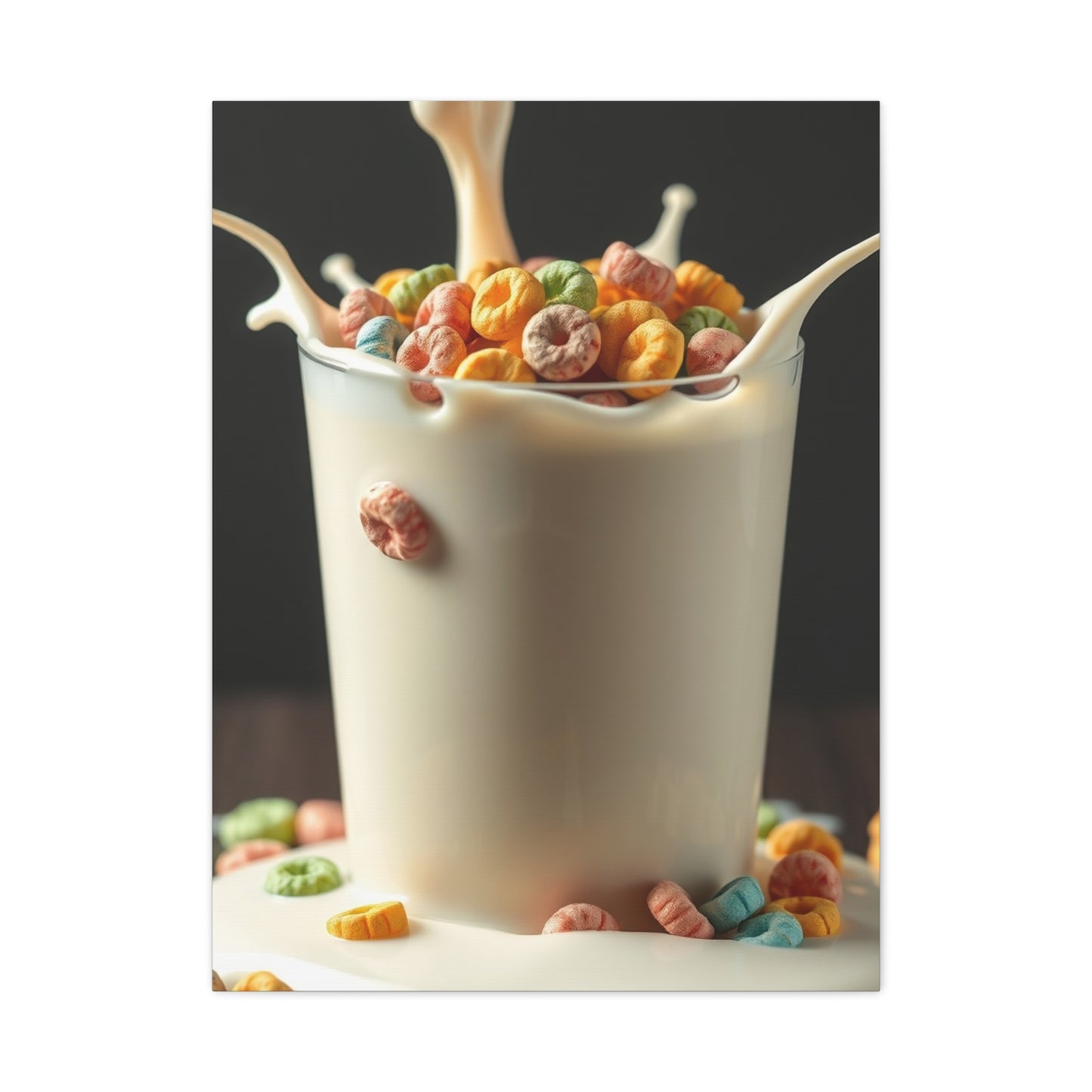 Gourmet Milky Vortex Canvas Wall Art & Canvas Print