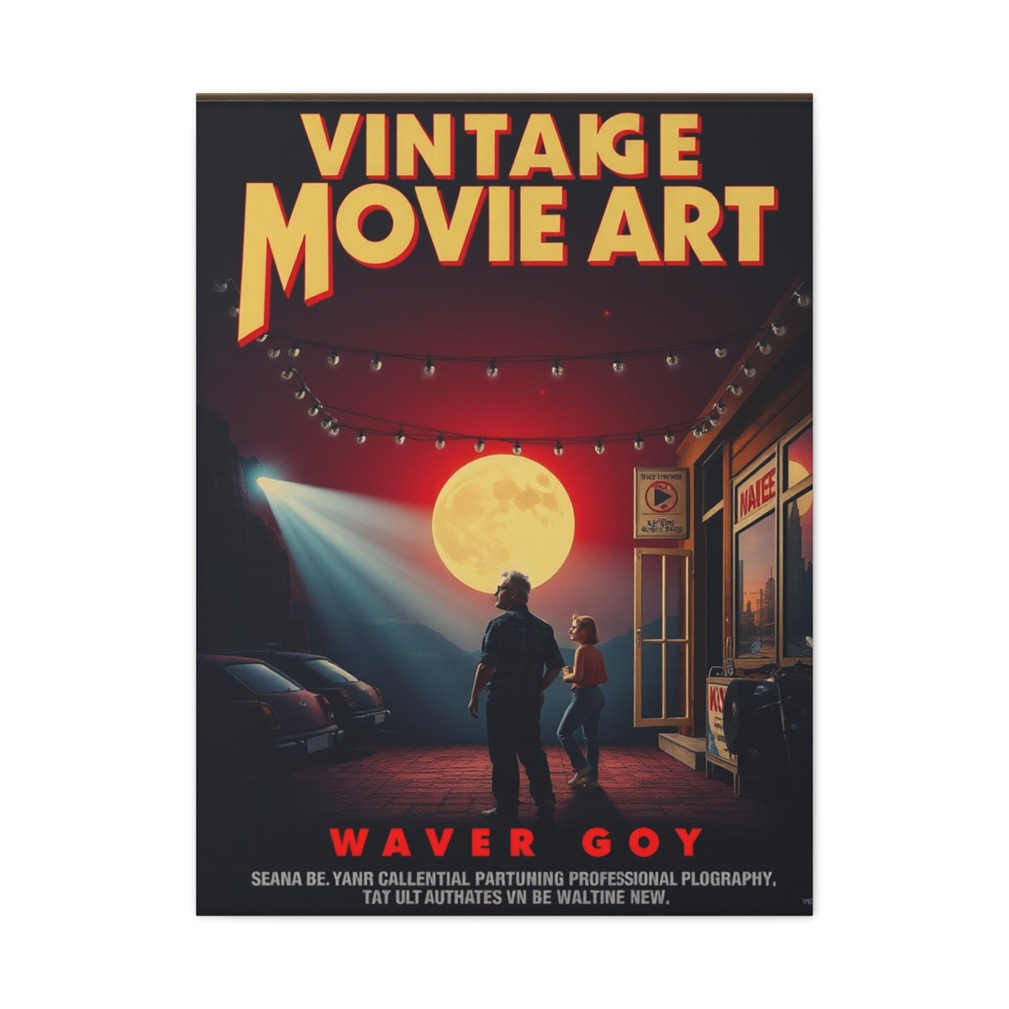 Supreme Vintage Movie Posters Art Collection Wall Art & Canvas Print