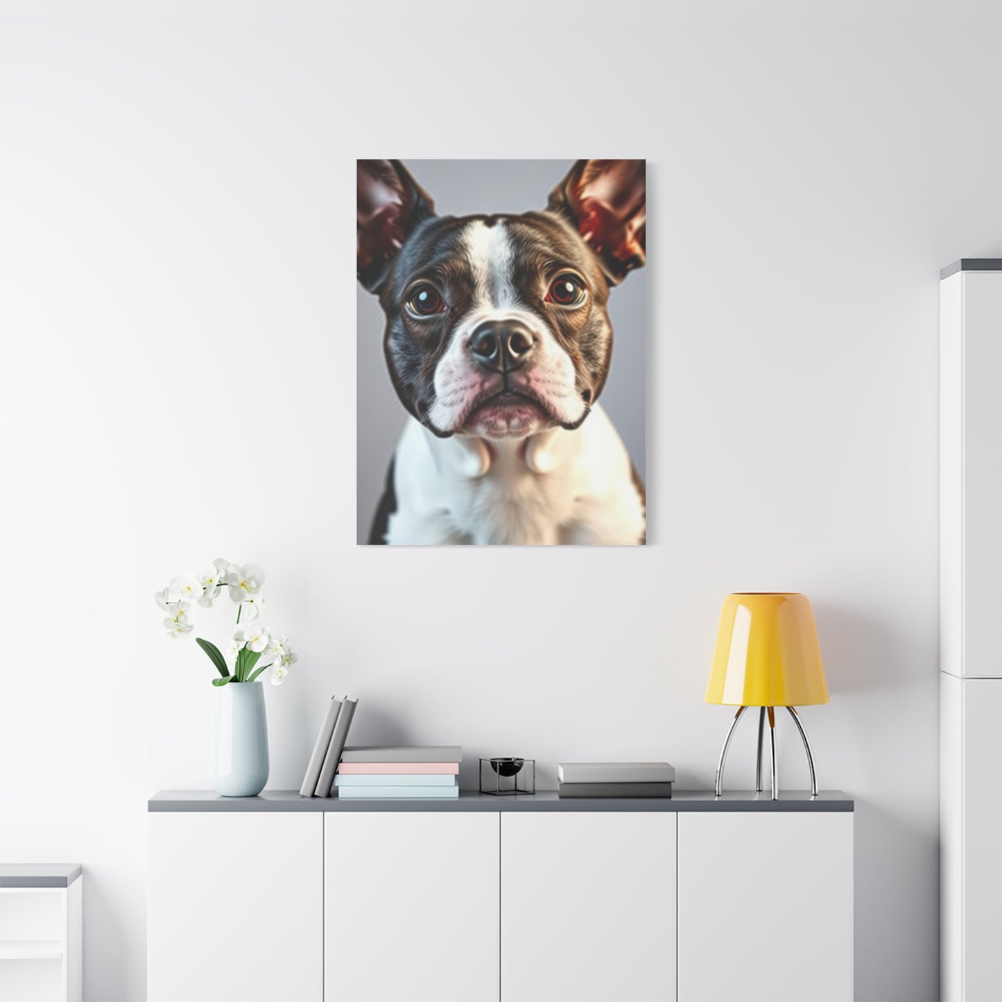 Elite Boston Terrier Art Vision Wall Art & Canvas Print