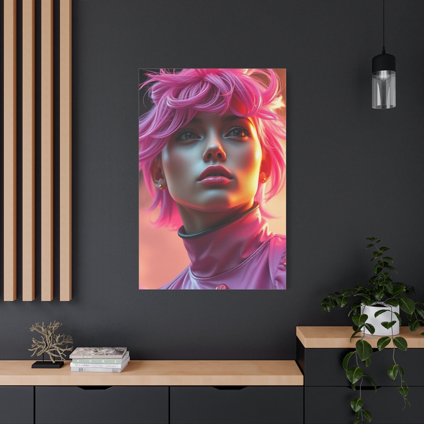 Supreme Gold & Pink Art Collection Wall Art & Canvas Print