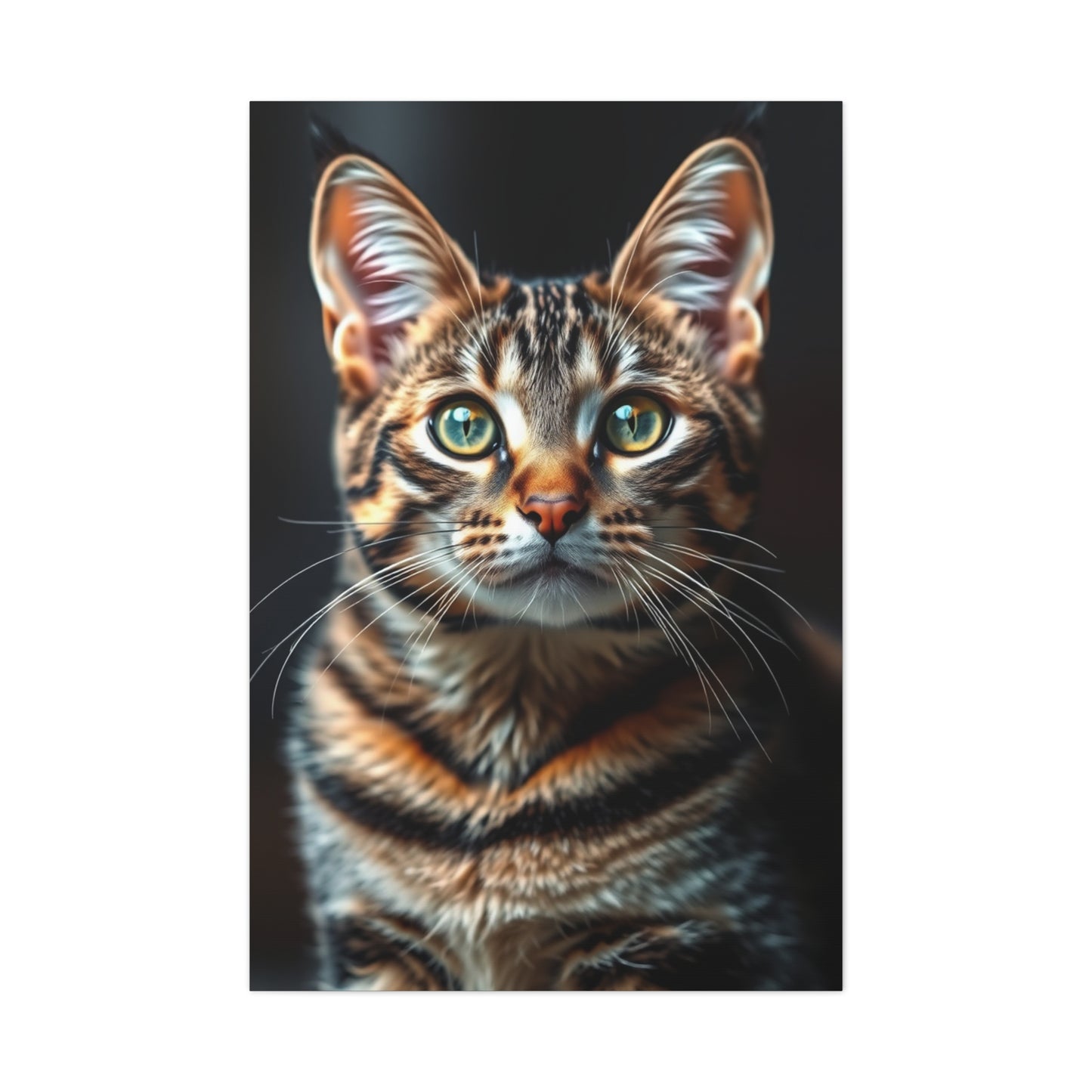 Masterpiece Tabby Cat Art Vision Wall Art & Canvas Print