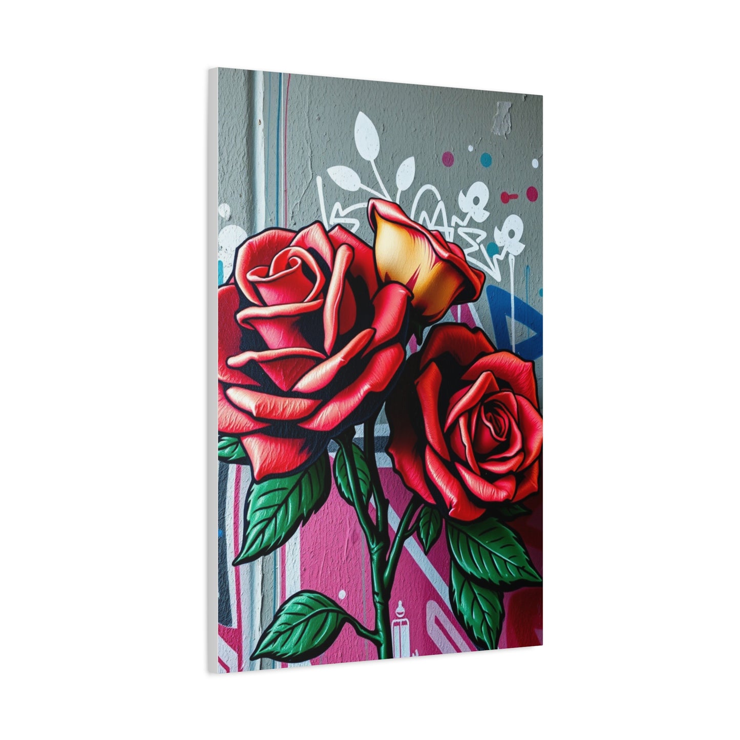 Graffiti Rose Opus Wall Art & Canvas Print