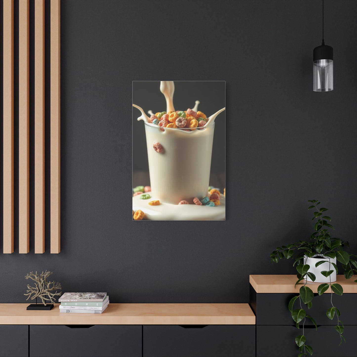 Gourmet Milky Vortex Canvas Wall Art & Canvas Print