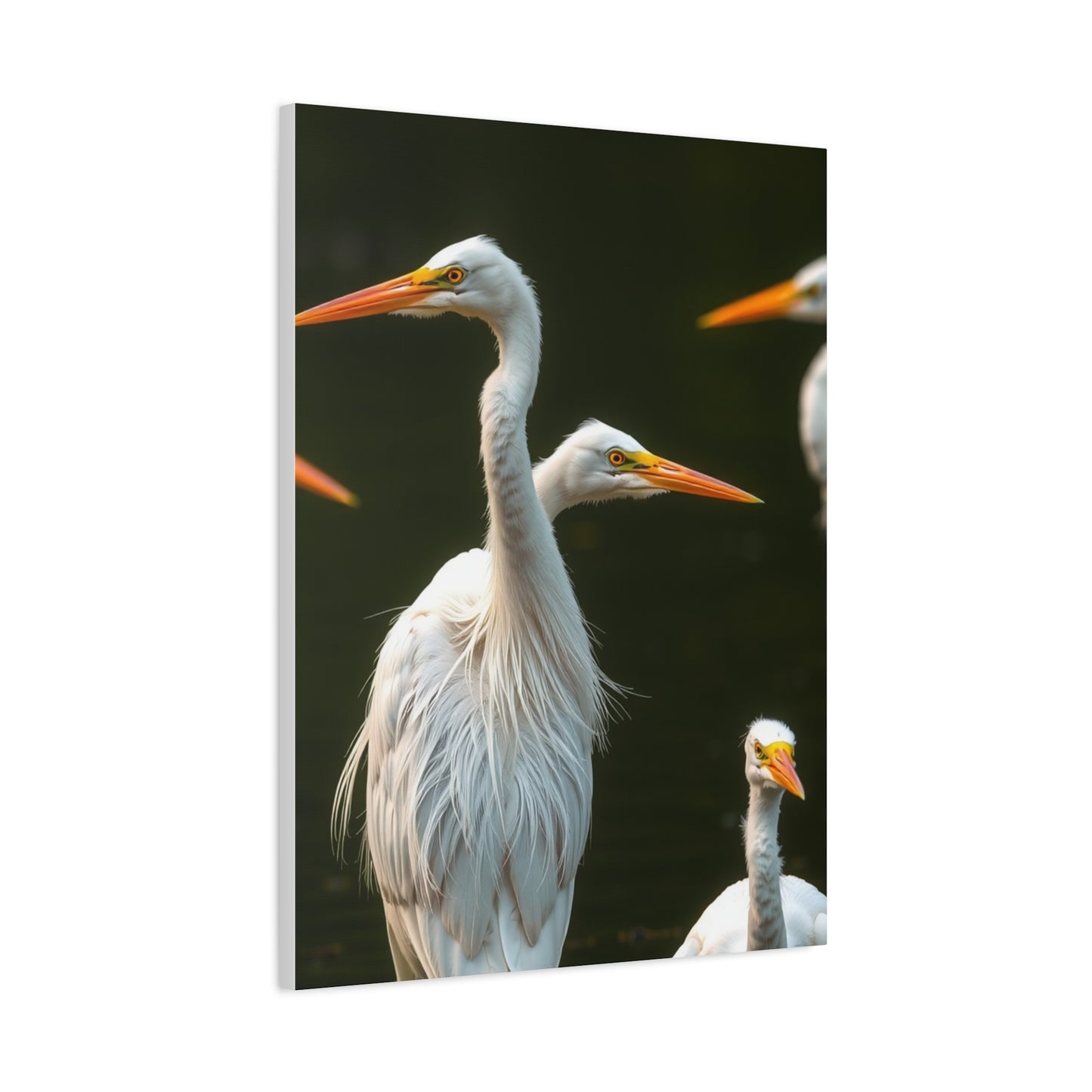 Masterpiece Herons and Egrets Art Vision Wall Art & Canvas Print
