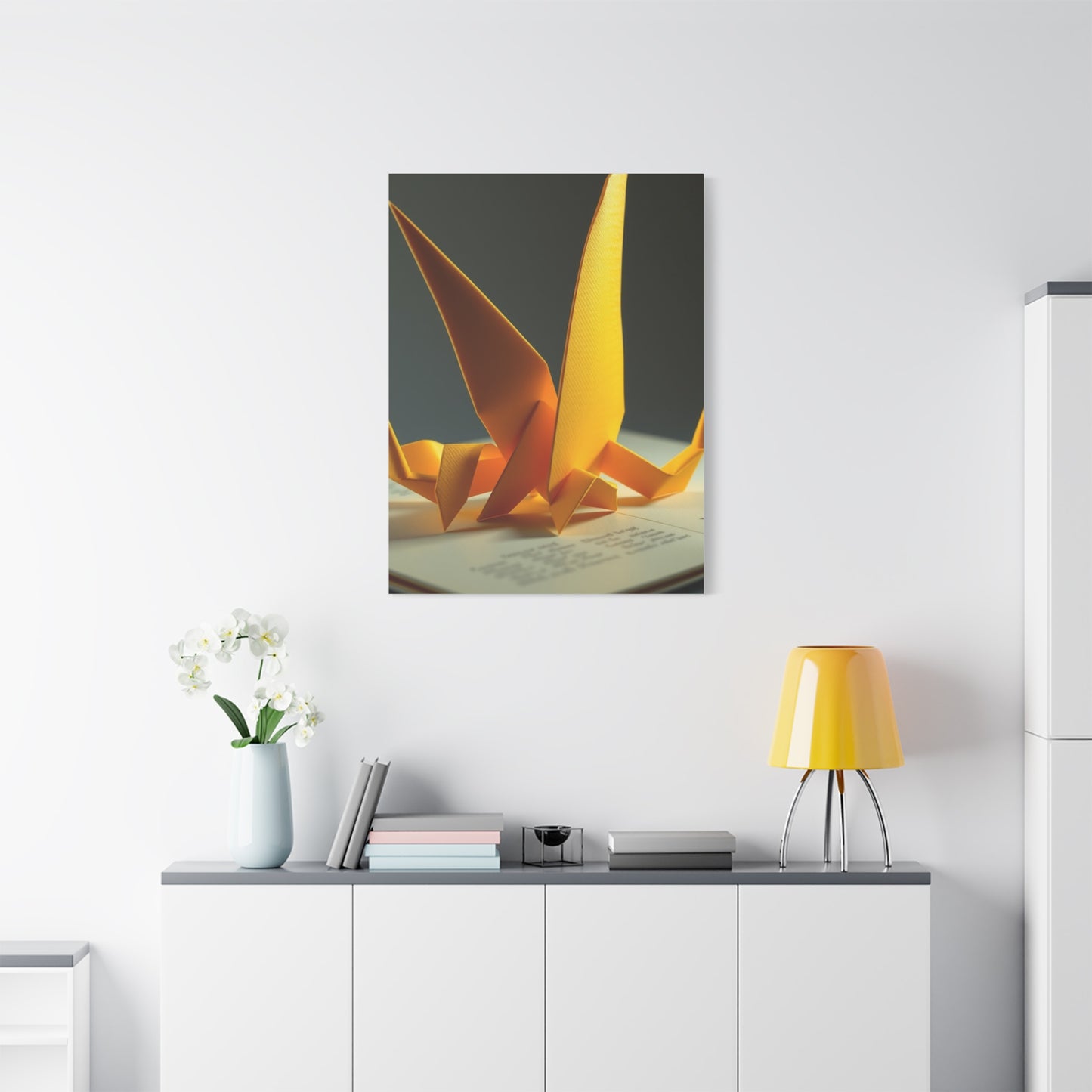 Origami Enchantment Canvas Wall Art & Canvas Print