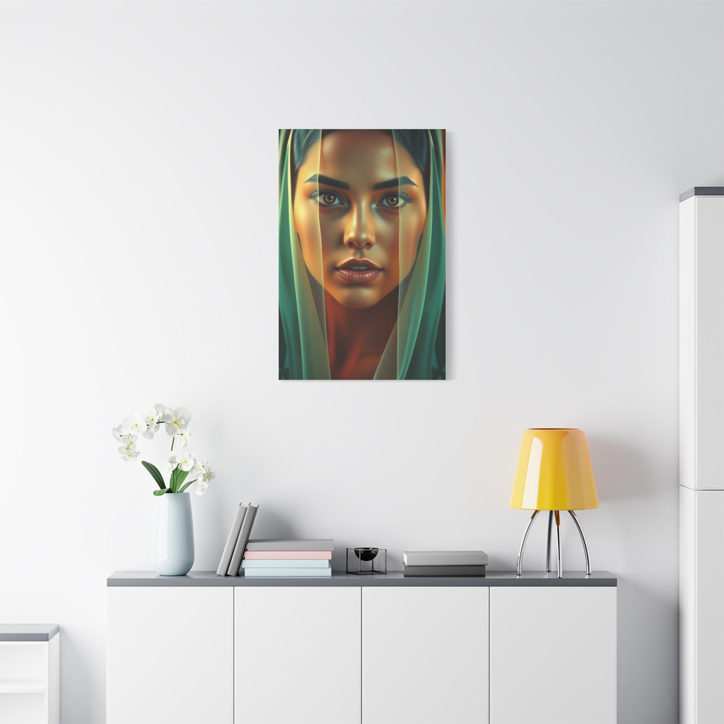 Female Portrait Art Luxury Canvas Wall Art & Canvas Print