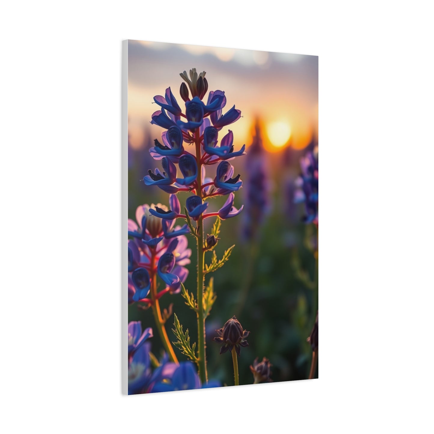 Vision Bluebonnet Flower Art Art Wall Art & Canvas Print