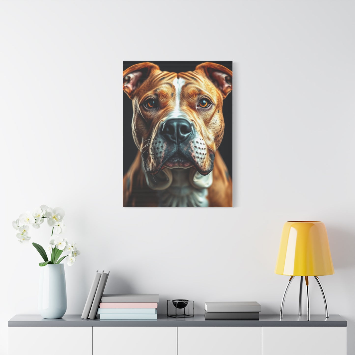 Pit Bull Art Luxury Canvas Wall Art & Canvas Print