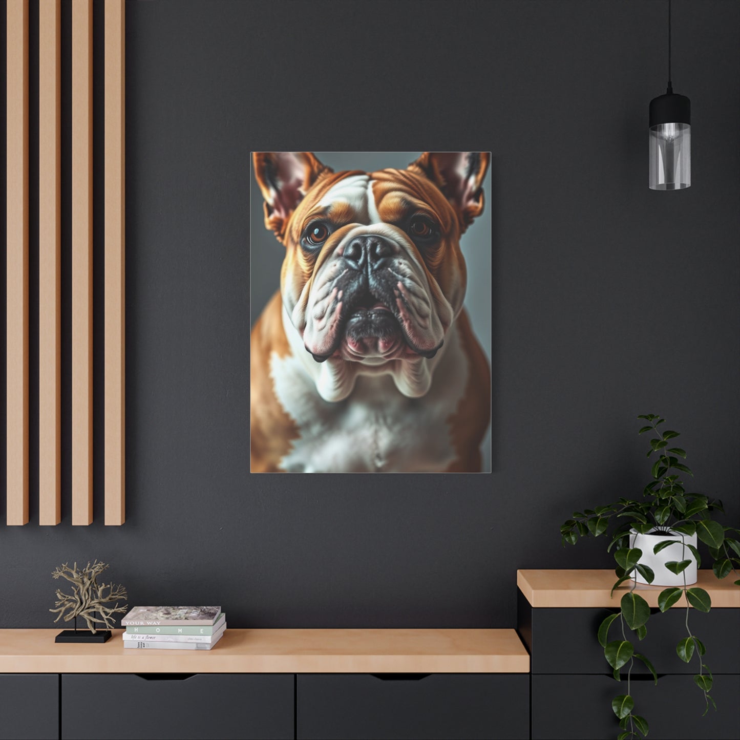 Vision Bulldog Art Art Wall Art & Canvas Print