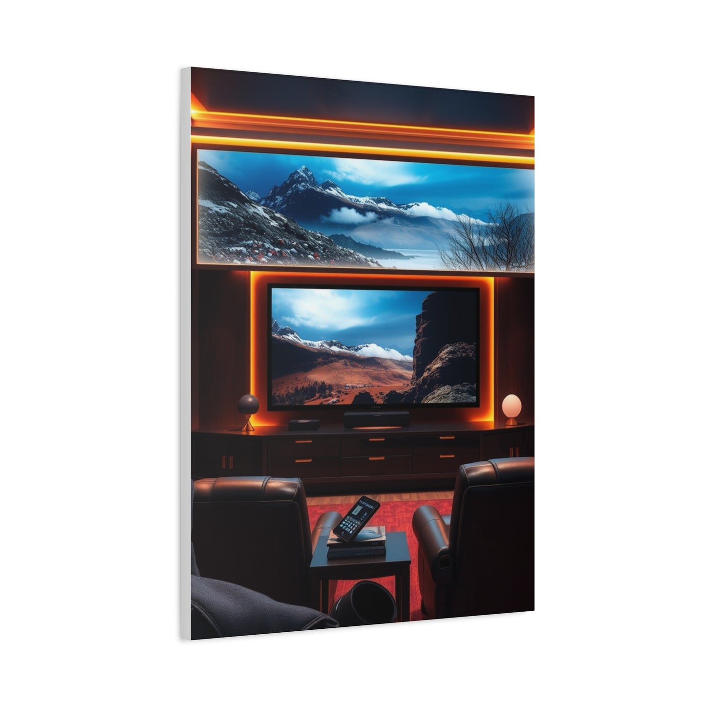 Home Theatre Decor Art Refined Canvas Wall Art & Canvas Print