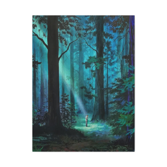 Green Dark Forest Wall Art & Canvas Prints