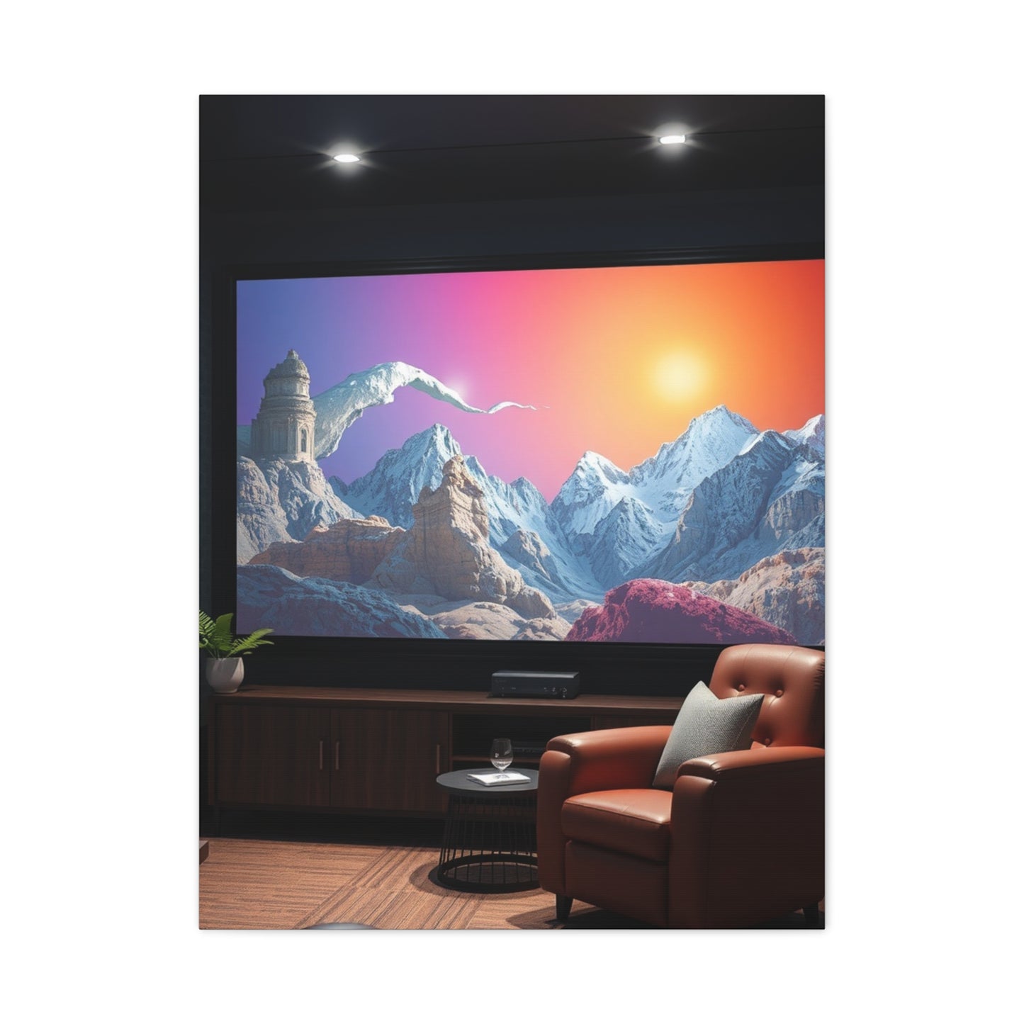 Home Theater Art Luxury Canvas Wall Art & Canvas Print