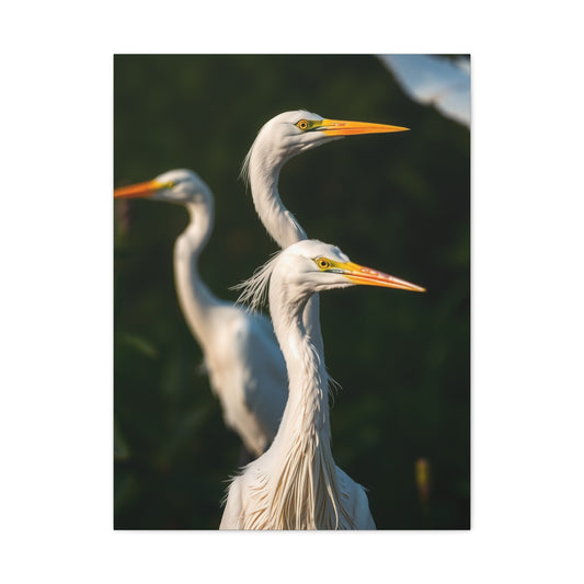 Herons and Egrets Art Supreme Gallery Wall Art & Canvas Print