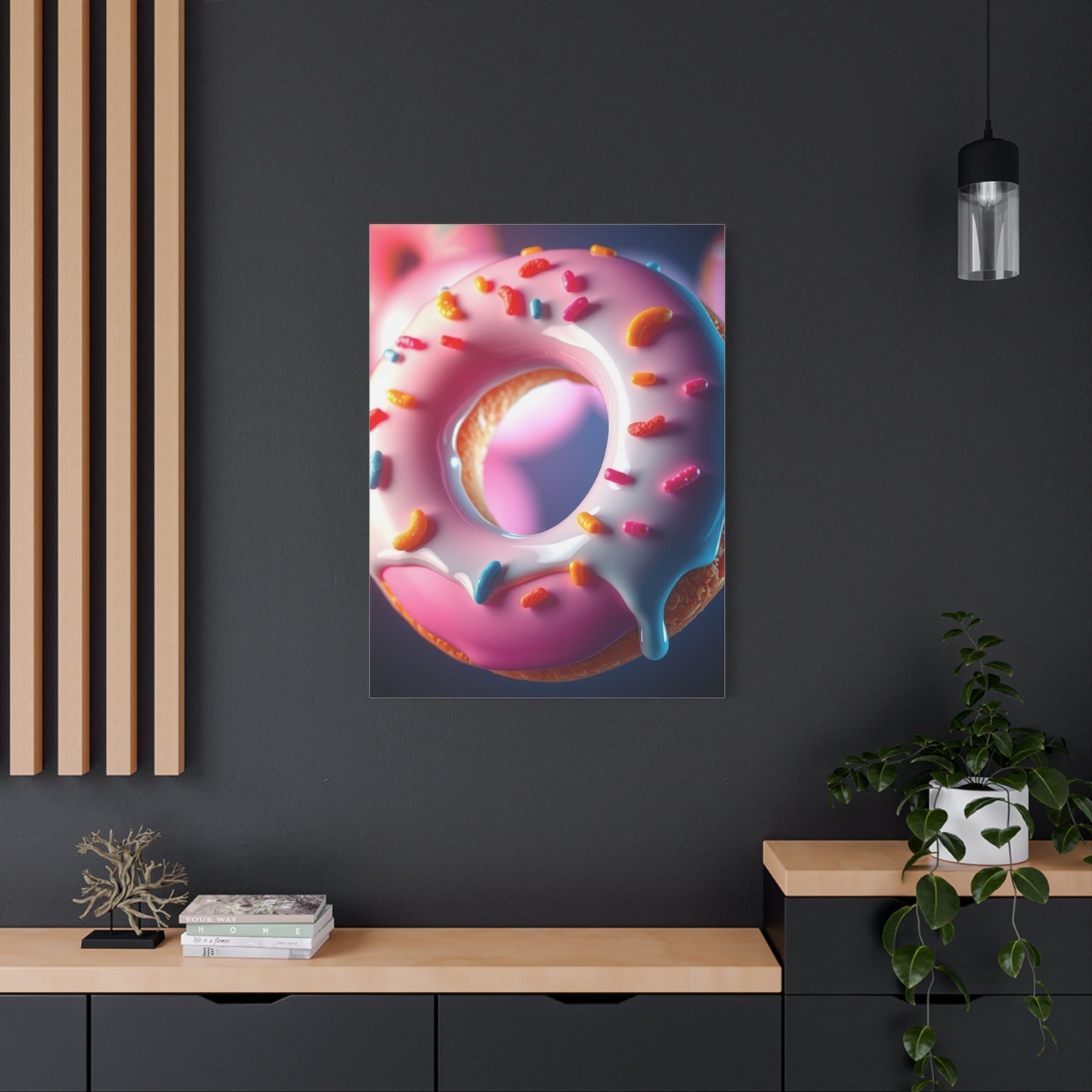 Donut Art Refined Canvas Wall Art & Canvas Print