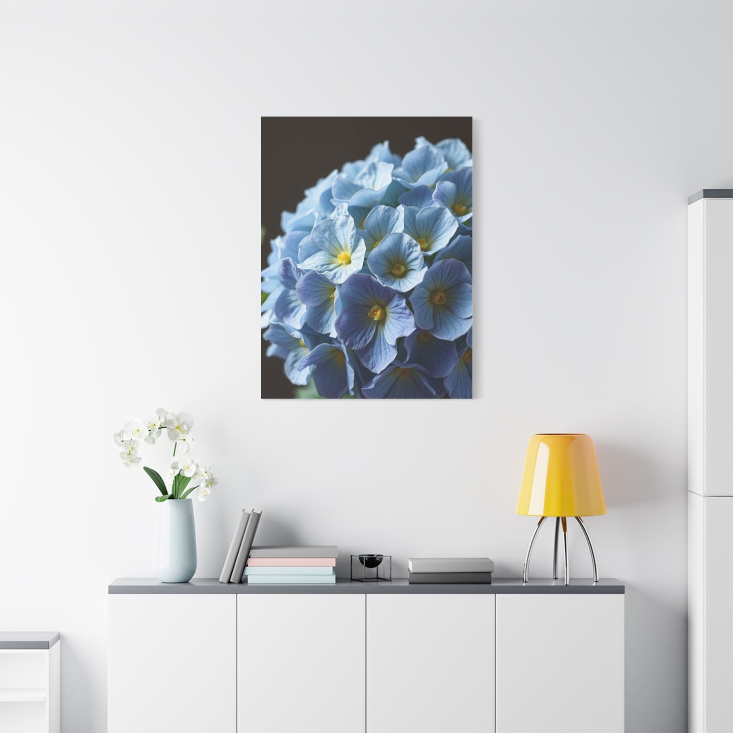 Hydrangea Flower Art Refined Canvas Wall Art & Canvas Print