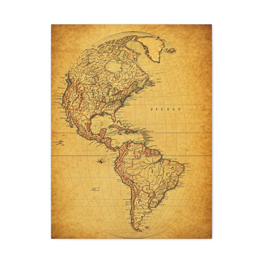 Nautical Ship Map Antique Wall Art & Canvas Prints