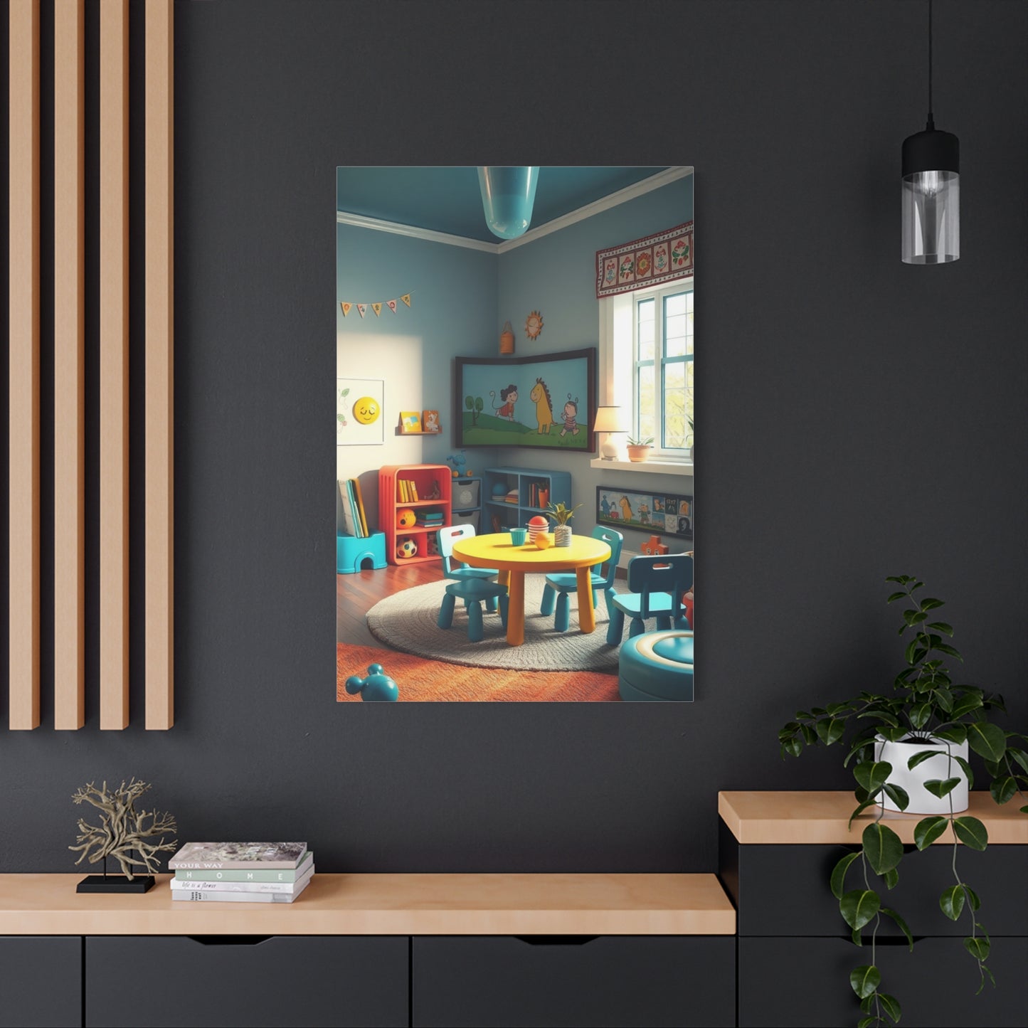 Masterpiece Kids Playroom Art Vision Wall Art & Canvas Print