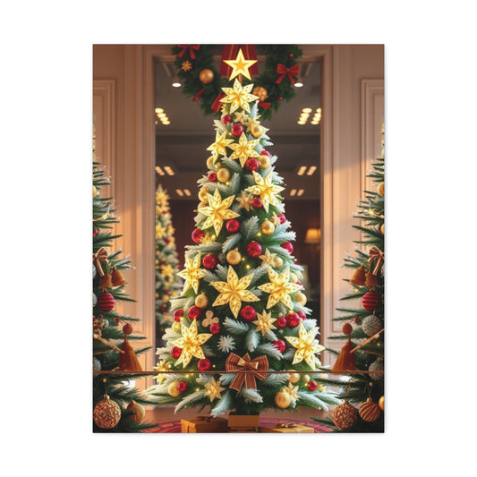 Supreme Christmas Trees & Wreath Art Collection Wall Art & Canvas Print