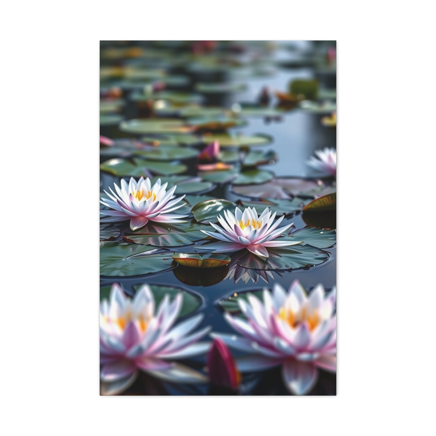 Elite Claude Monet Water Lilies Art Vision Wall Art & Canvas Print