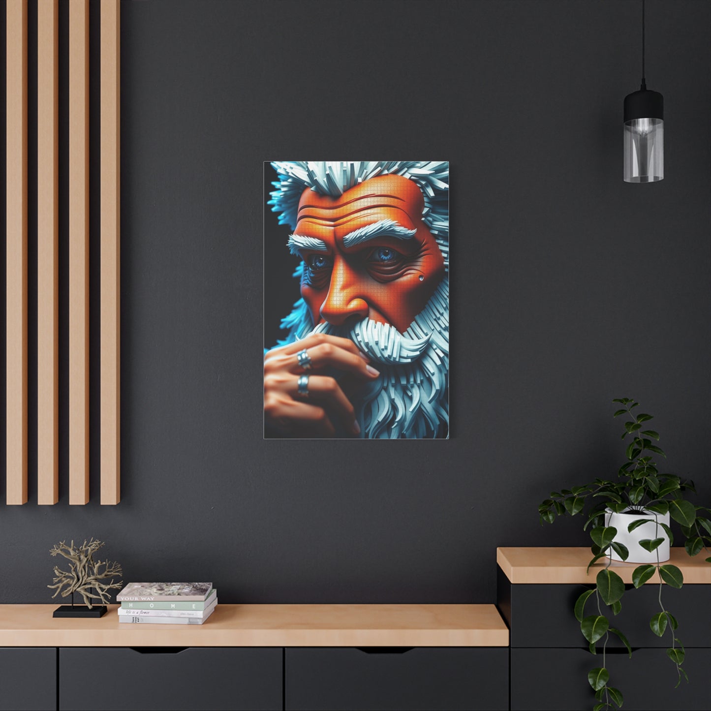 Pixelated Elegance Canvas