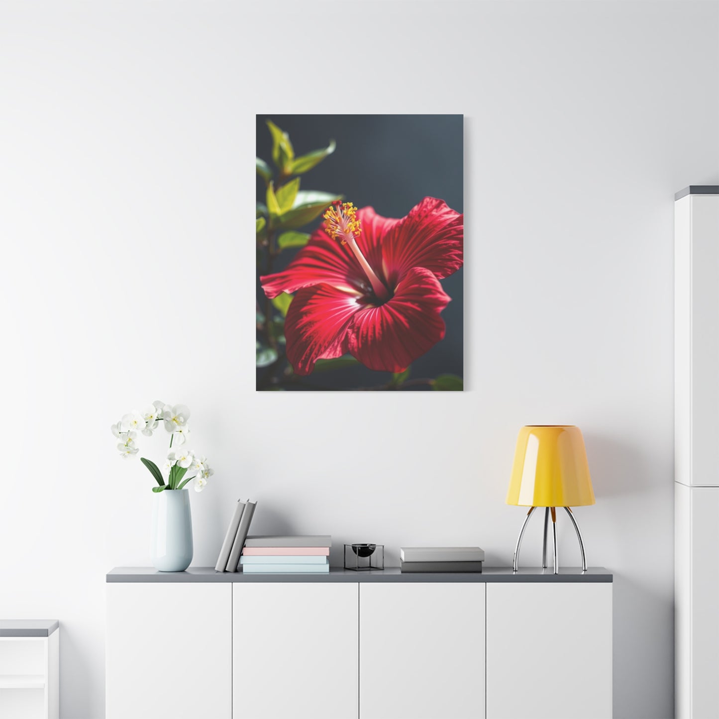 Hibiscus Flower Art Supreme Gallery Wall Art & Canvas Print