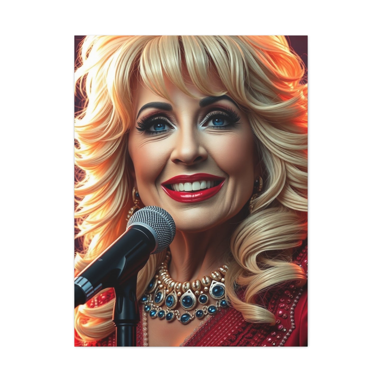 Masterpiece Dolly Parton Art Vision Wall Art & Canvas Print