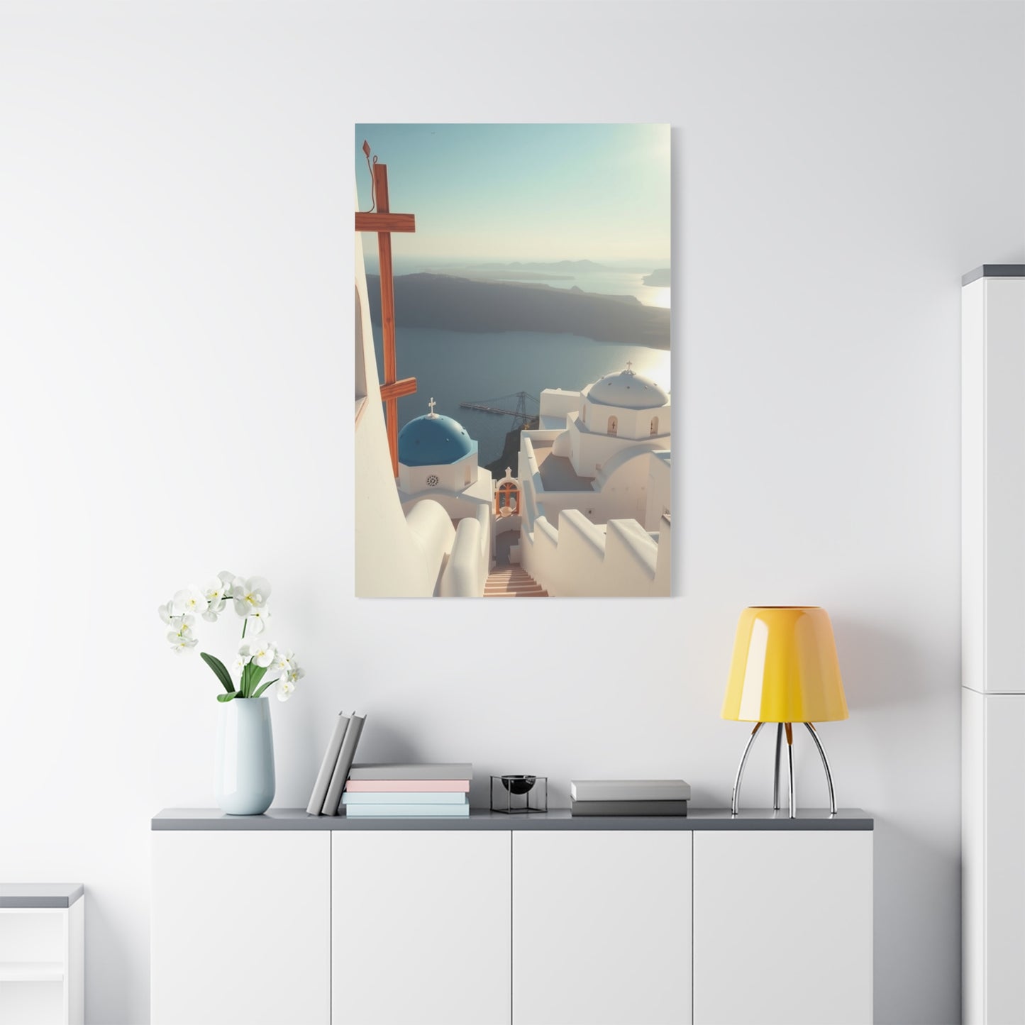 Masterpiece Santorini Art Vision Wall Art & Canvas Print