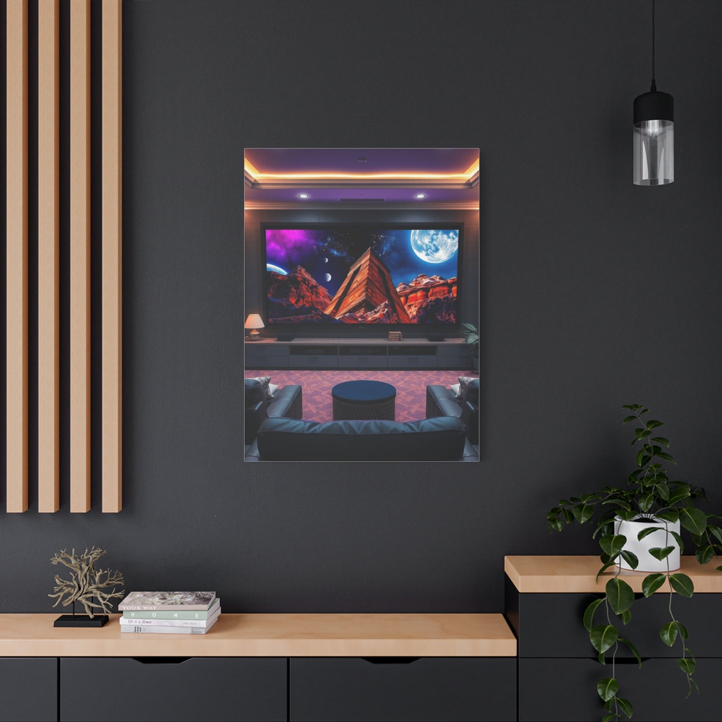 Home Theater Art Refined Canvas Wall Art & Canvas Print