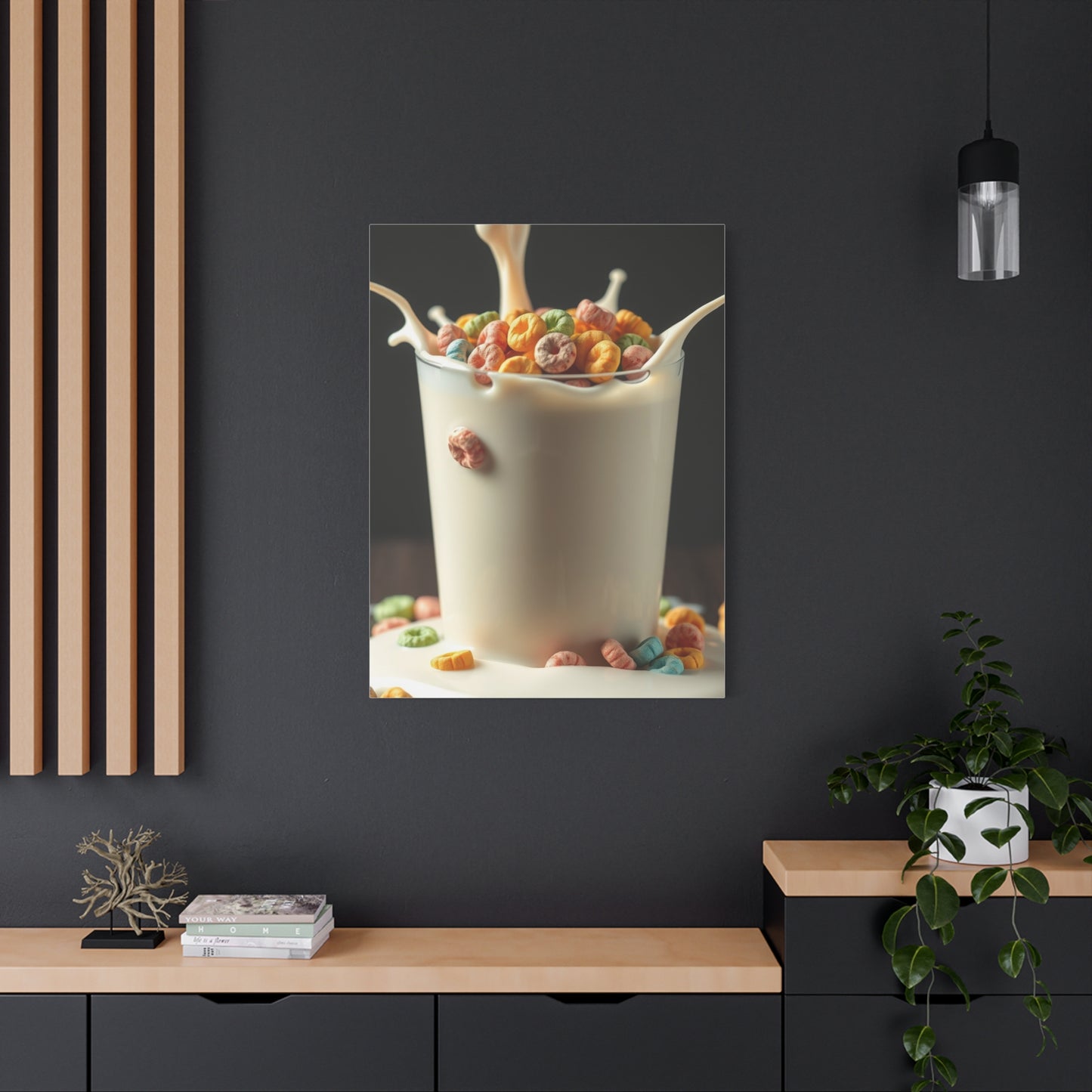 Gourmet Milky Vortex Canvas Wall Art & Canvas Print