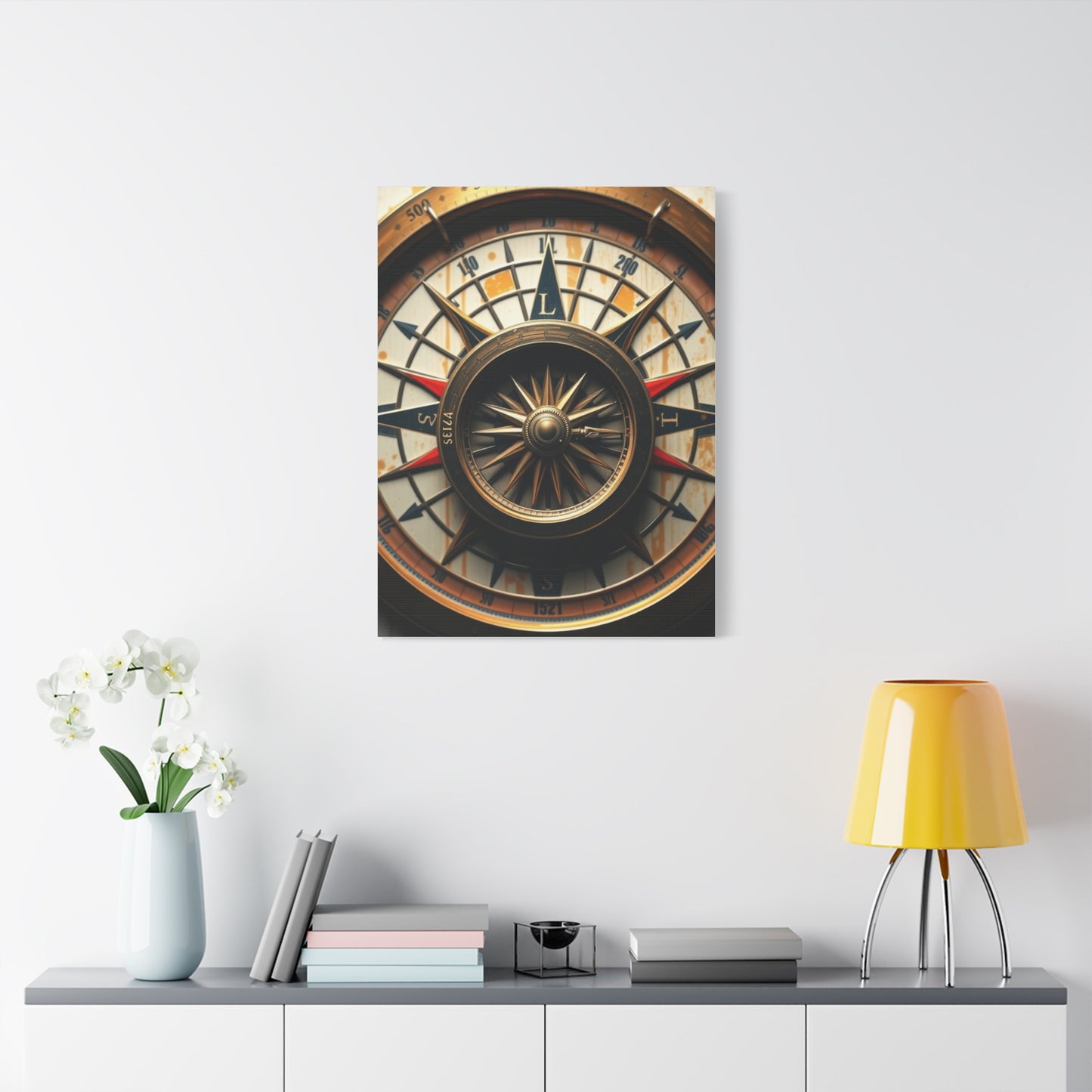 Masterpiece Compass Art Vision Wall Art & Canvas Print