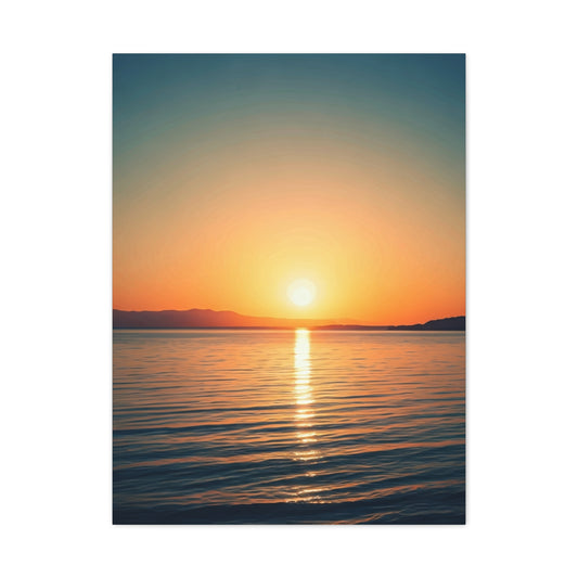 Radiant Ocean Sunrise Reflection Wall Art & Canvas Prints